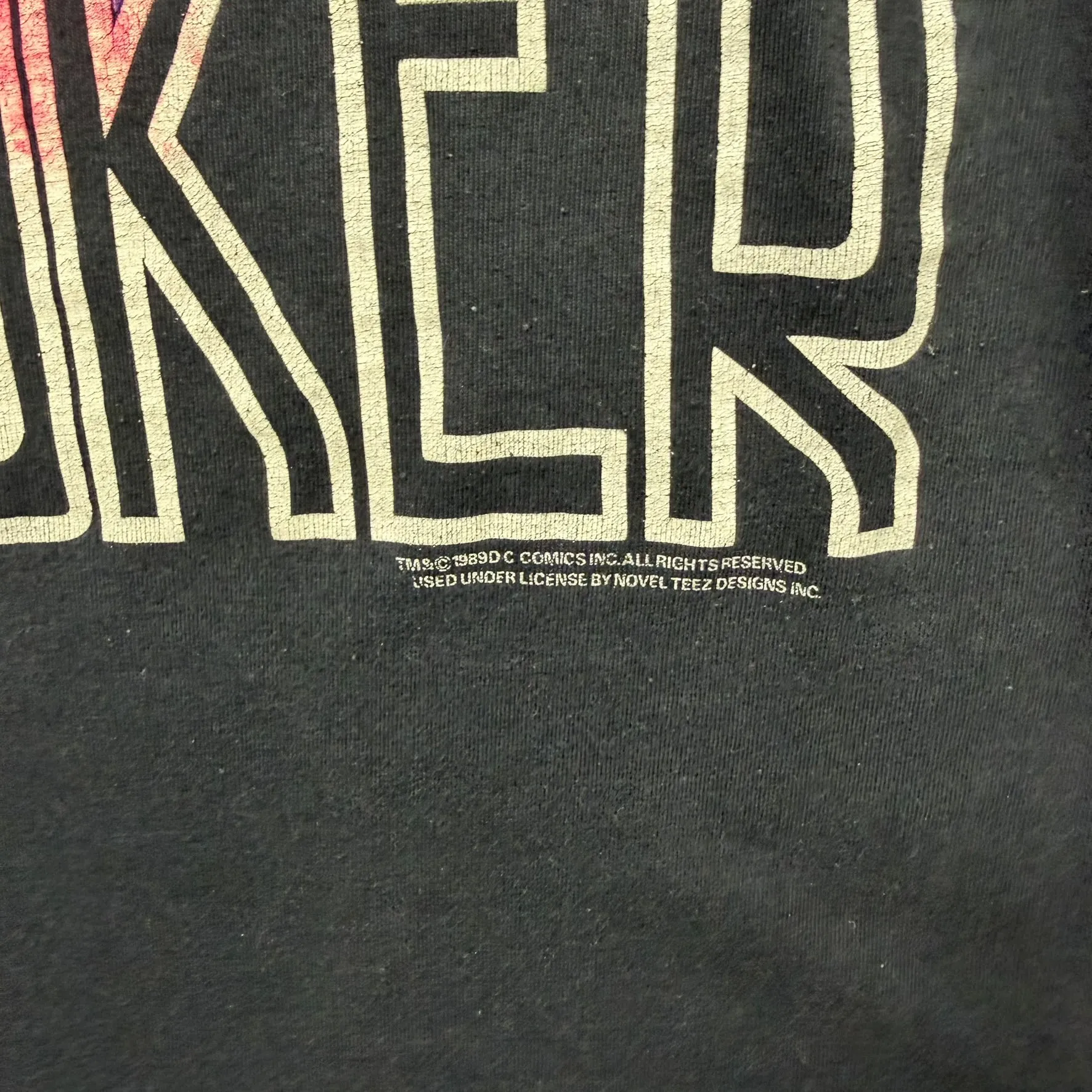 F- Vintage '89 DC Comics The Joker Novel Teez Tag Made In USA Single Stitch Long Sleeve Tee sold by HG Vintage product image thumbnail 5