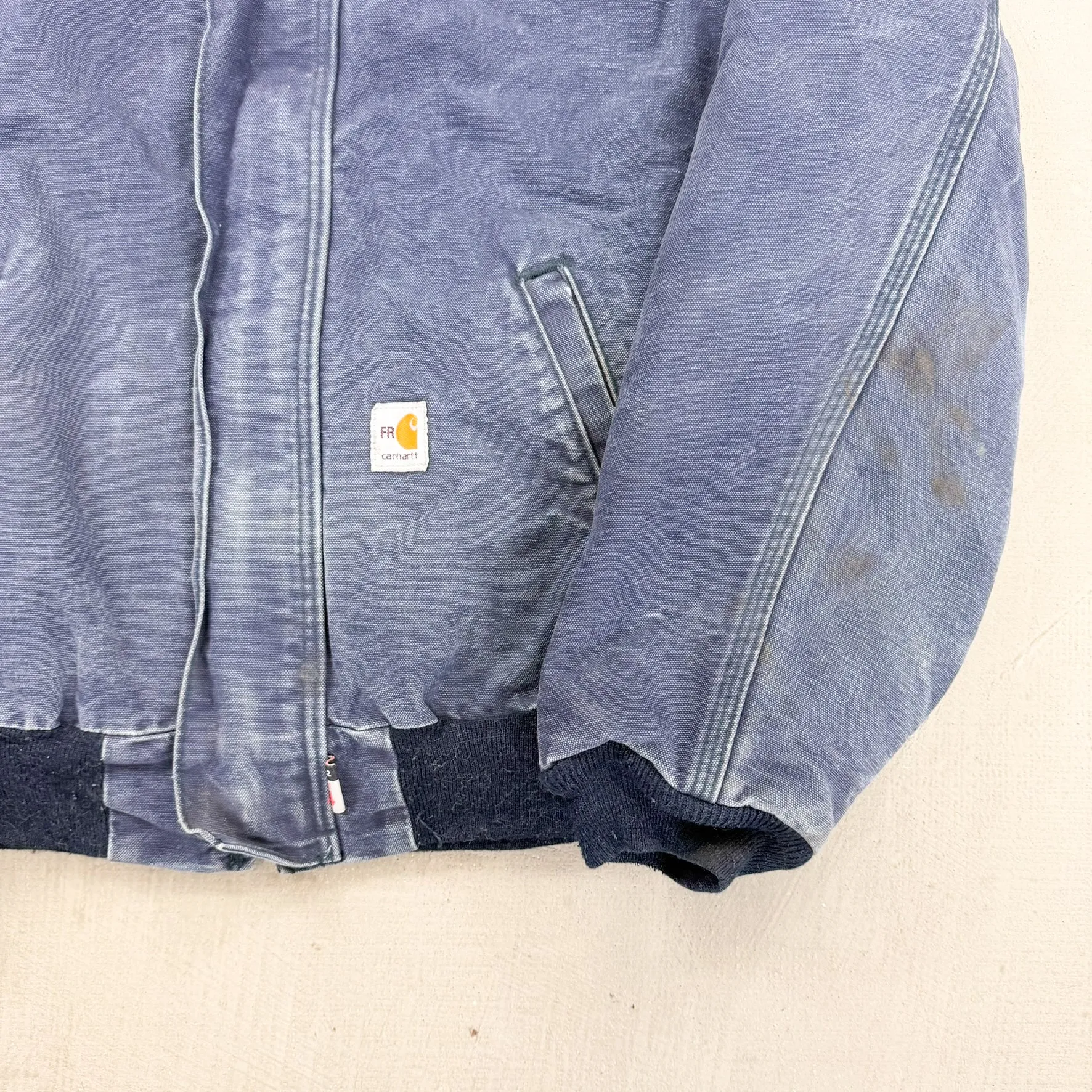 F- Vintage Carhartt Active Fire Resistant Quilt Lined Hooded Work Jacket sold by HG Vintage product image thumbnail 3