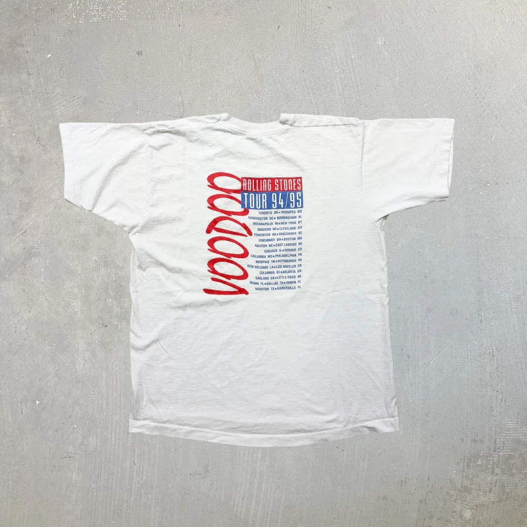 F- Vintage '94-95 Rolling Stones Voodoo Lounge Tongue Made In Canada Single Stitch Tee sold by HG Vintage product image thumbnail 3