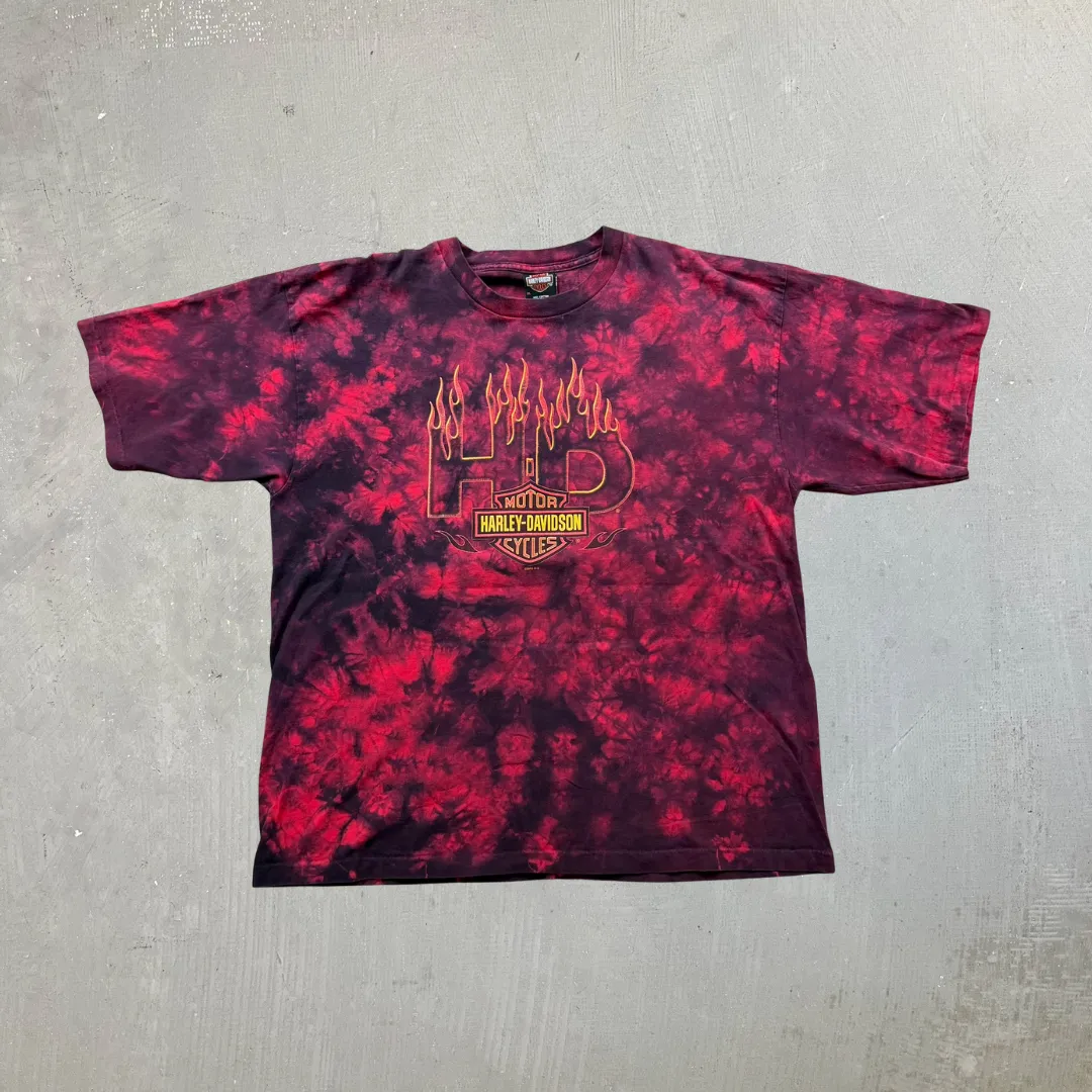 F- Vintage '05 Harley Davidson Savannah Acid Wash Made In USA Single Stitch Tee sold by HG Vintage