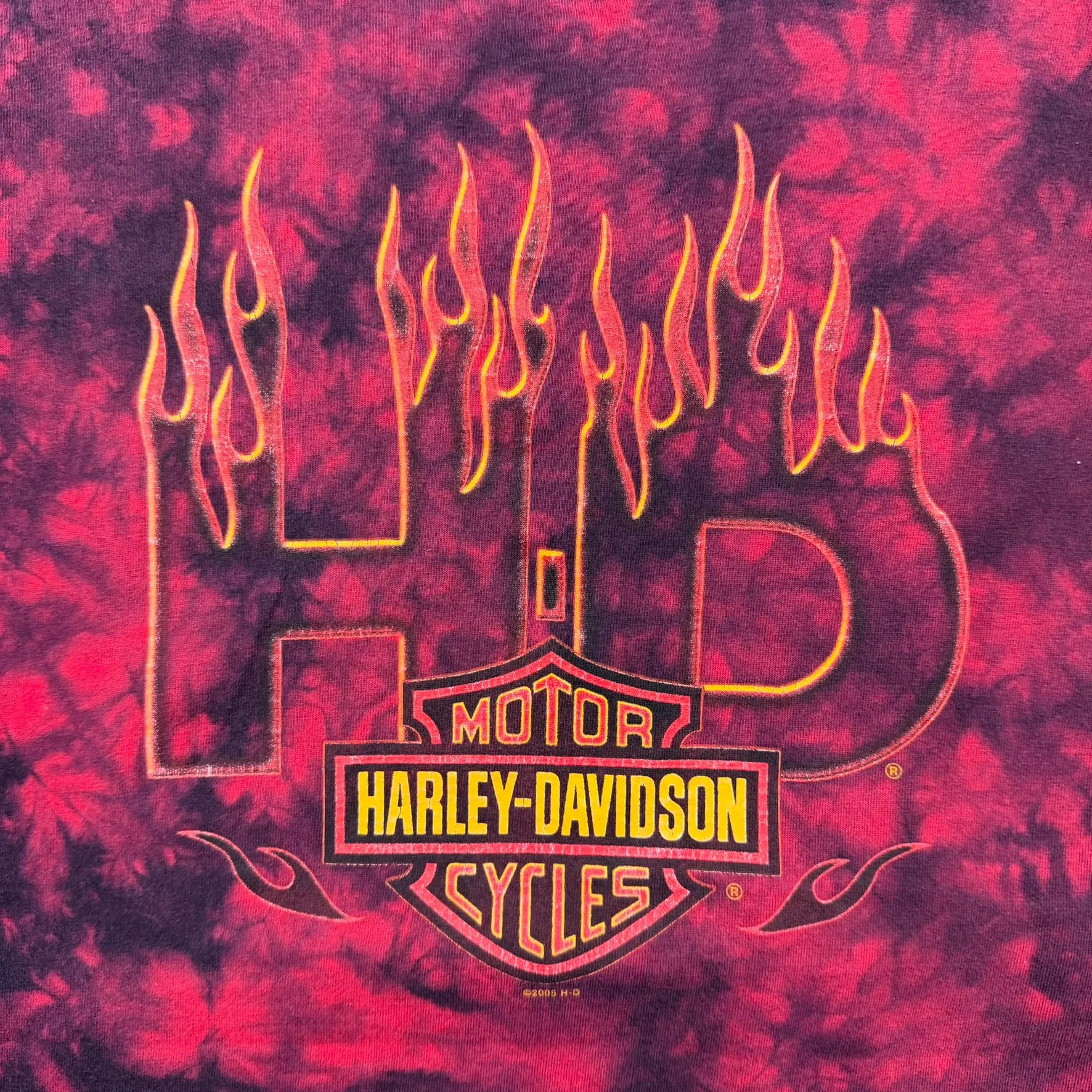 F- Vintage '05 Harley Davidson Savannah Acid Wash Made In USA Single Stitch Tee sold by HG Vintage product image thumbnail 2