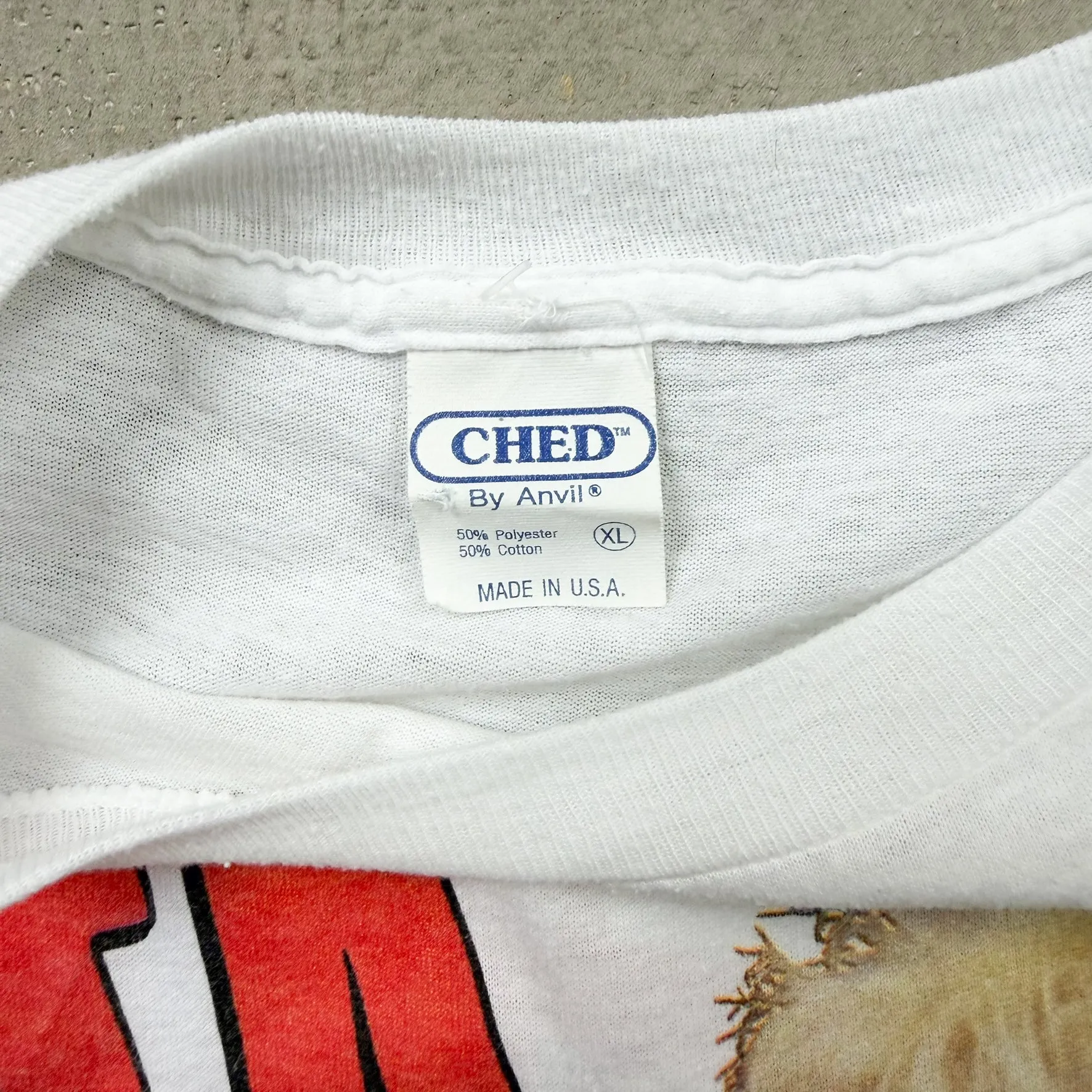 F- Vintage '88 Lita Ford Tour Picture Ched By Anvil Made In USA Single Stitch Tee sold by HG Vintage product image thumbnail 5