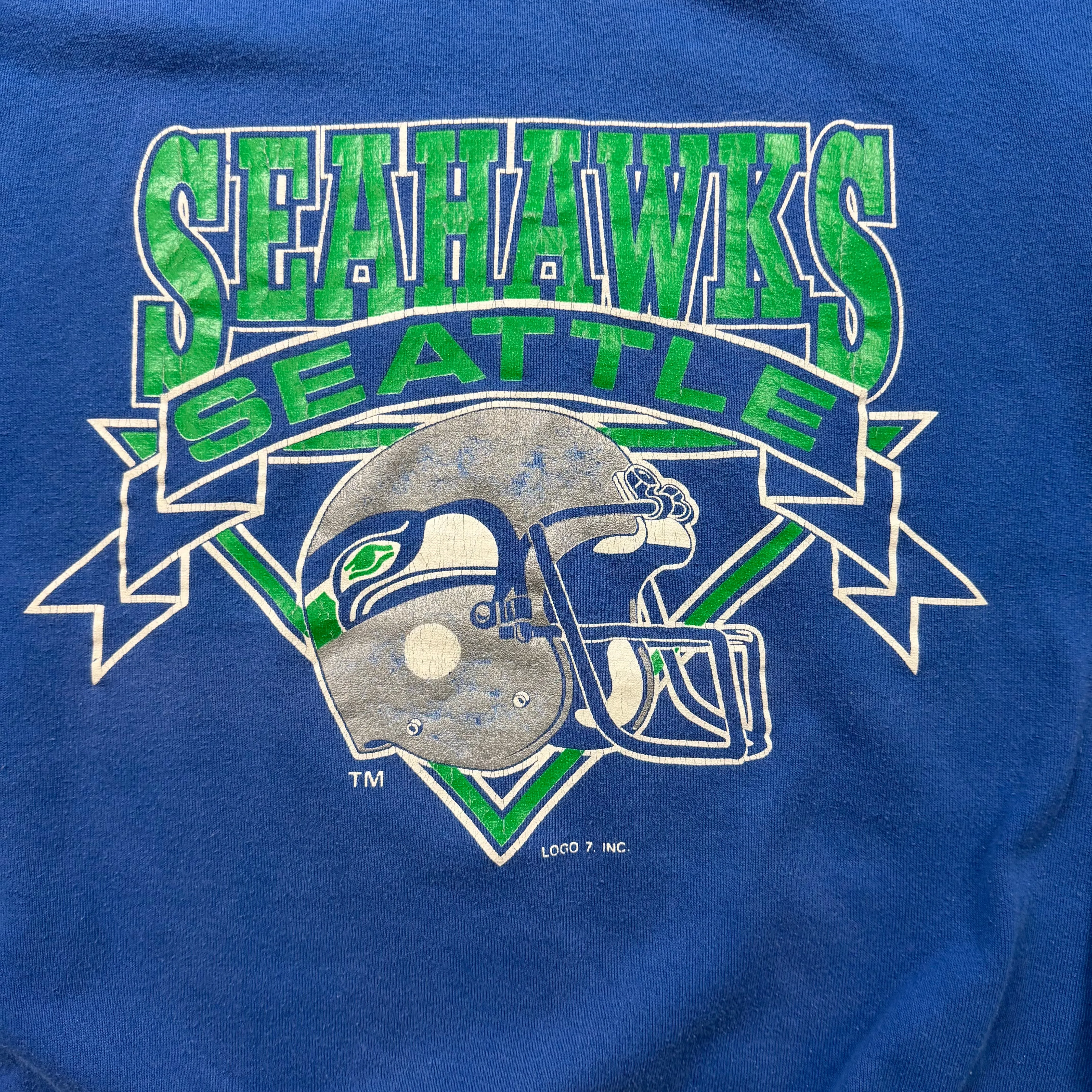 F- Vintage Seattle Seahawks NFL Logo 7 Made In USA Crewneck sold by HG Vintage product image thumbnail 2