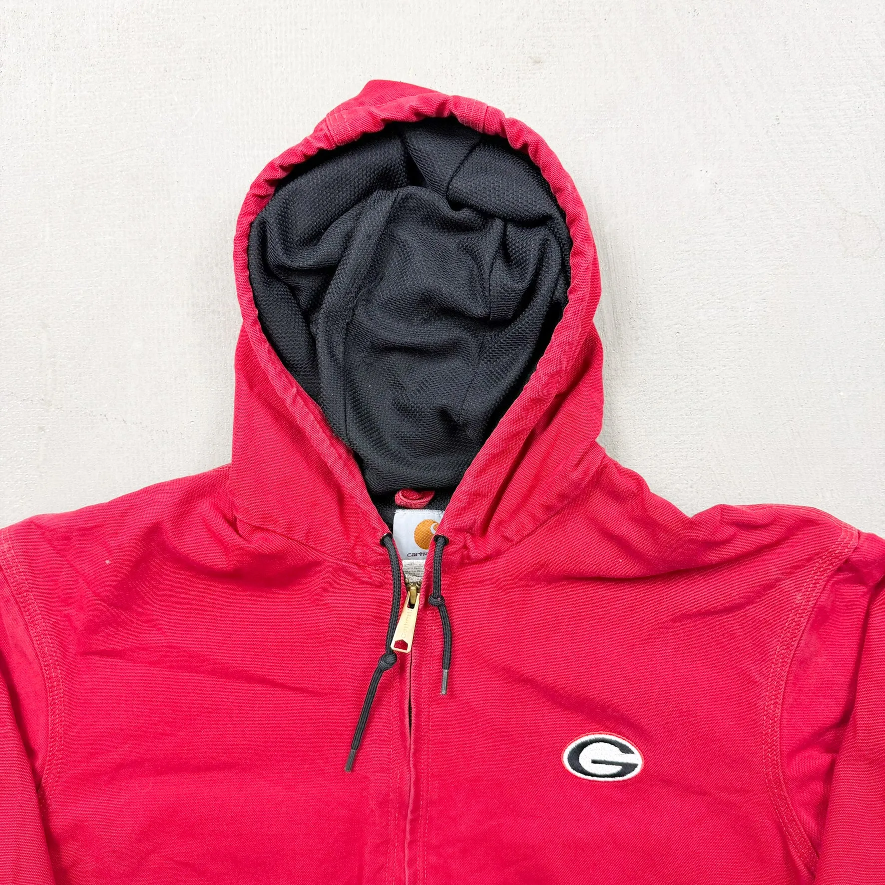 F- Vintage Carhartt University Of Georgia Active Hooded Work Jacket sold by HG Vintage product image thumbnail 2