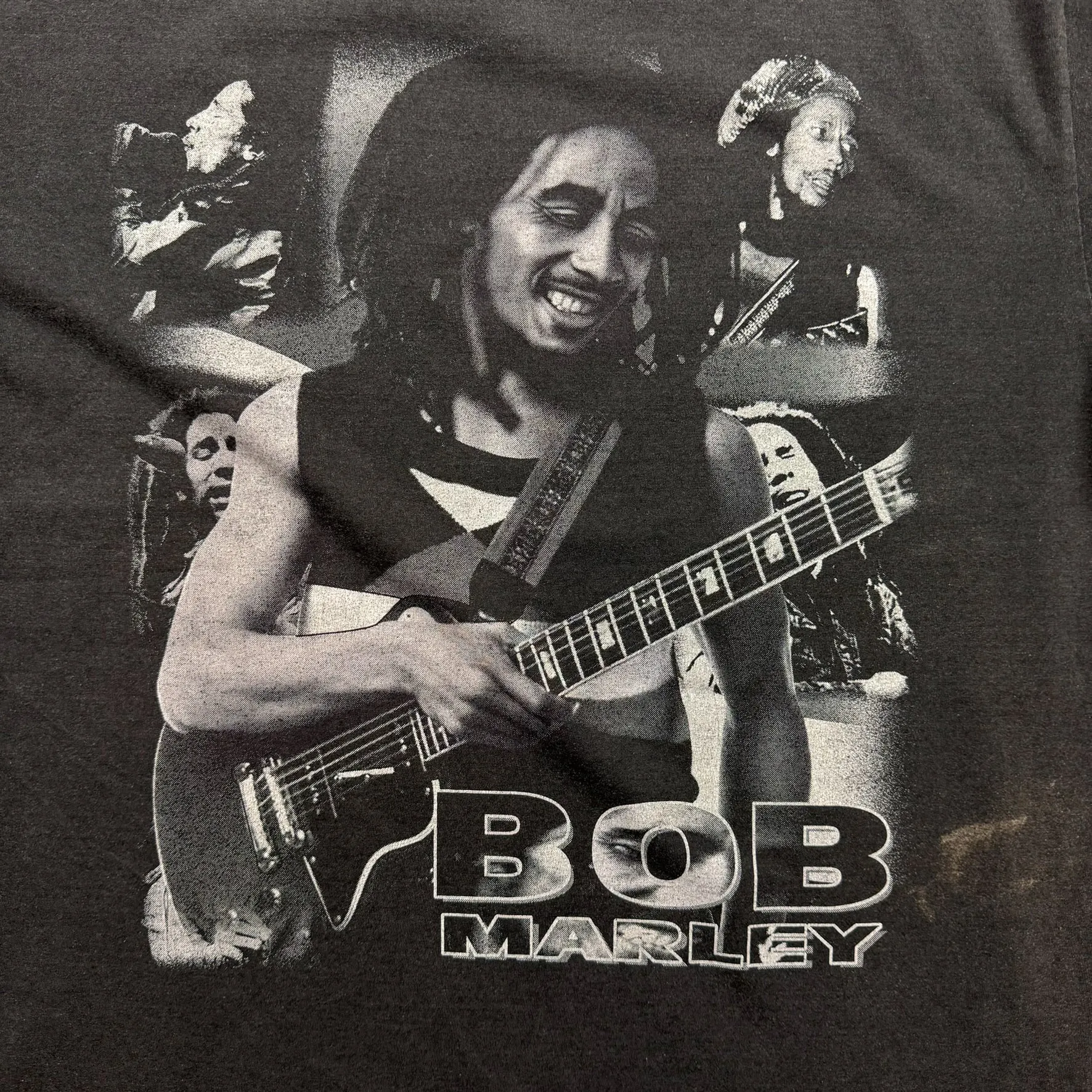 F- Vintage Bob Marley Picture Collage Two & two Tag Tee sold by HG Vintage product image thumbnail 4