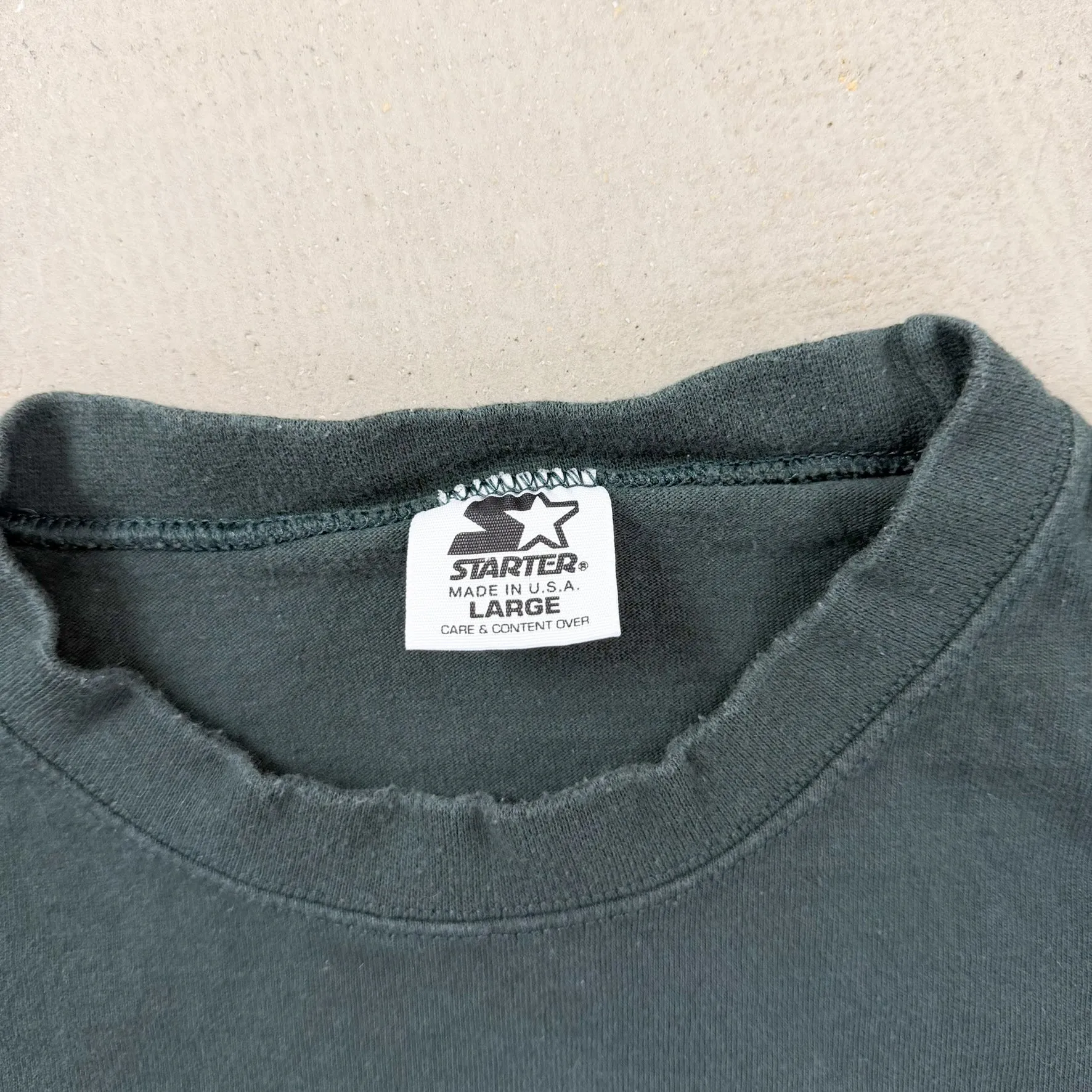 F- Vintage Green Bay Packers NFL Starter Text Made In USA Long Sleeve Tee sold by HG Vintage product image thumbnail 3