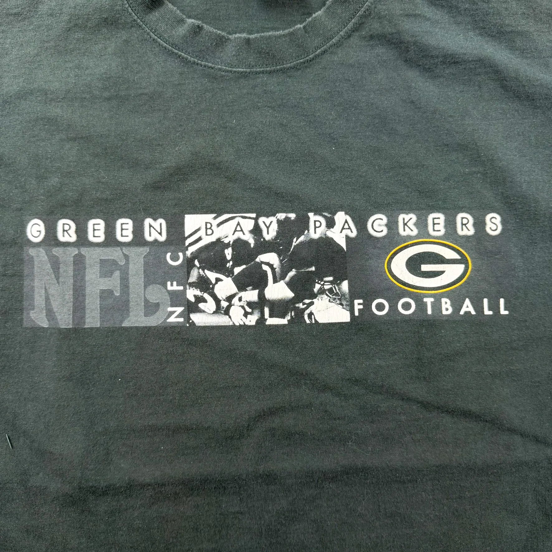 F- Vintage Green Bay Packers NFL Starter Text Made In USA Long Sleeve Tee sold by HG Vintage product image thumbnail 2