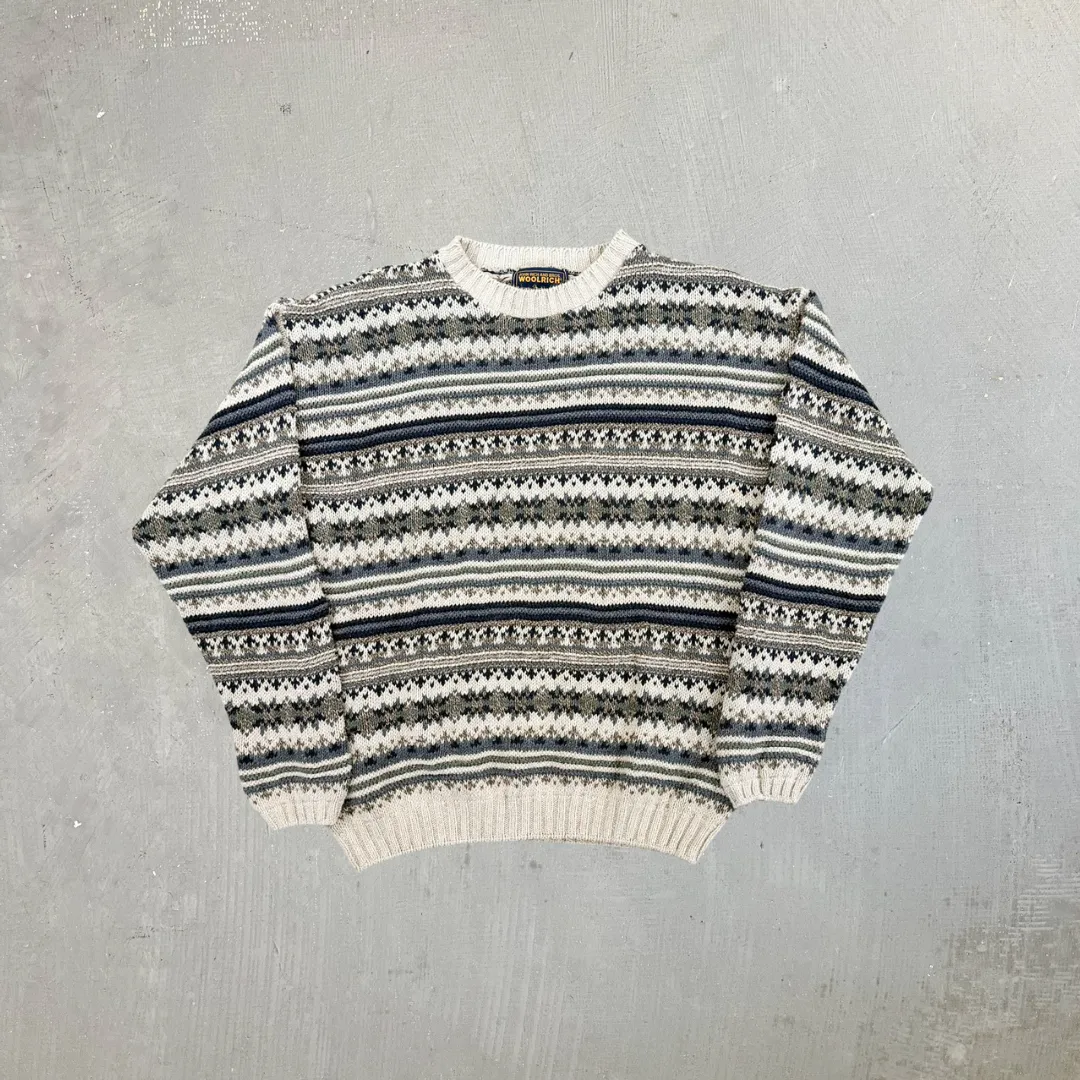 F- Vintage Woolrich Pattern Knit Sweater sold by HG Vintage