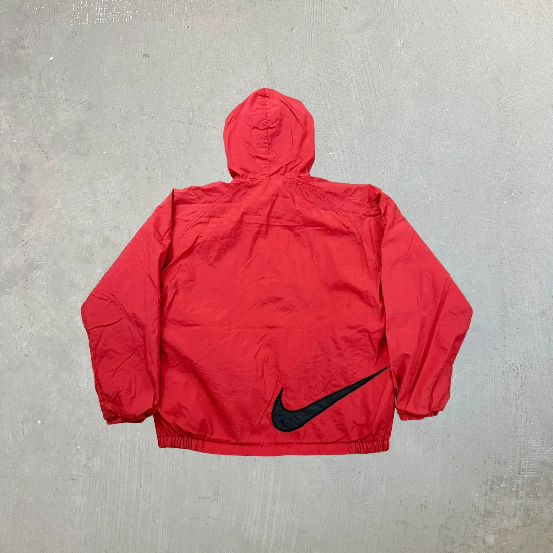 F- Vintage 90s Nike Text & Swoosh Zip Up Lightweight Jacket sold by HG Vintage product image thumbnail 2