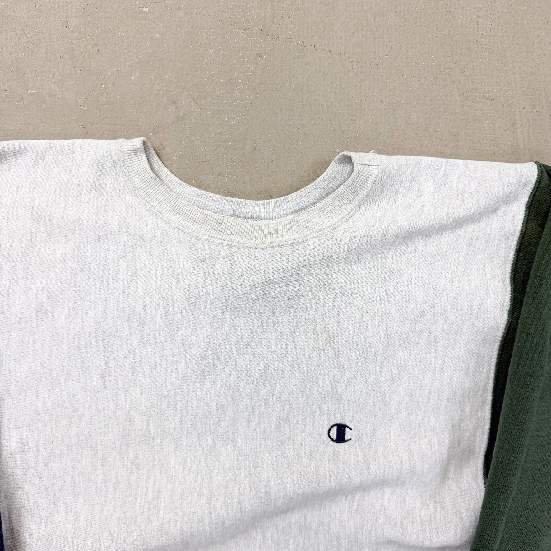 F- Vintage 90s Champion Reverse Weave Color Block Made In USA Crewneck sold by HG Vintage product image thumbnail 5