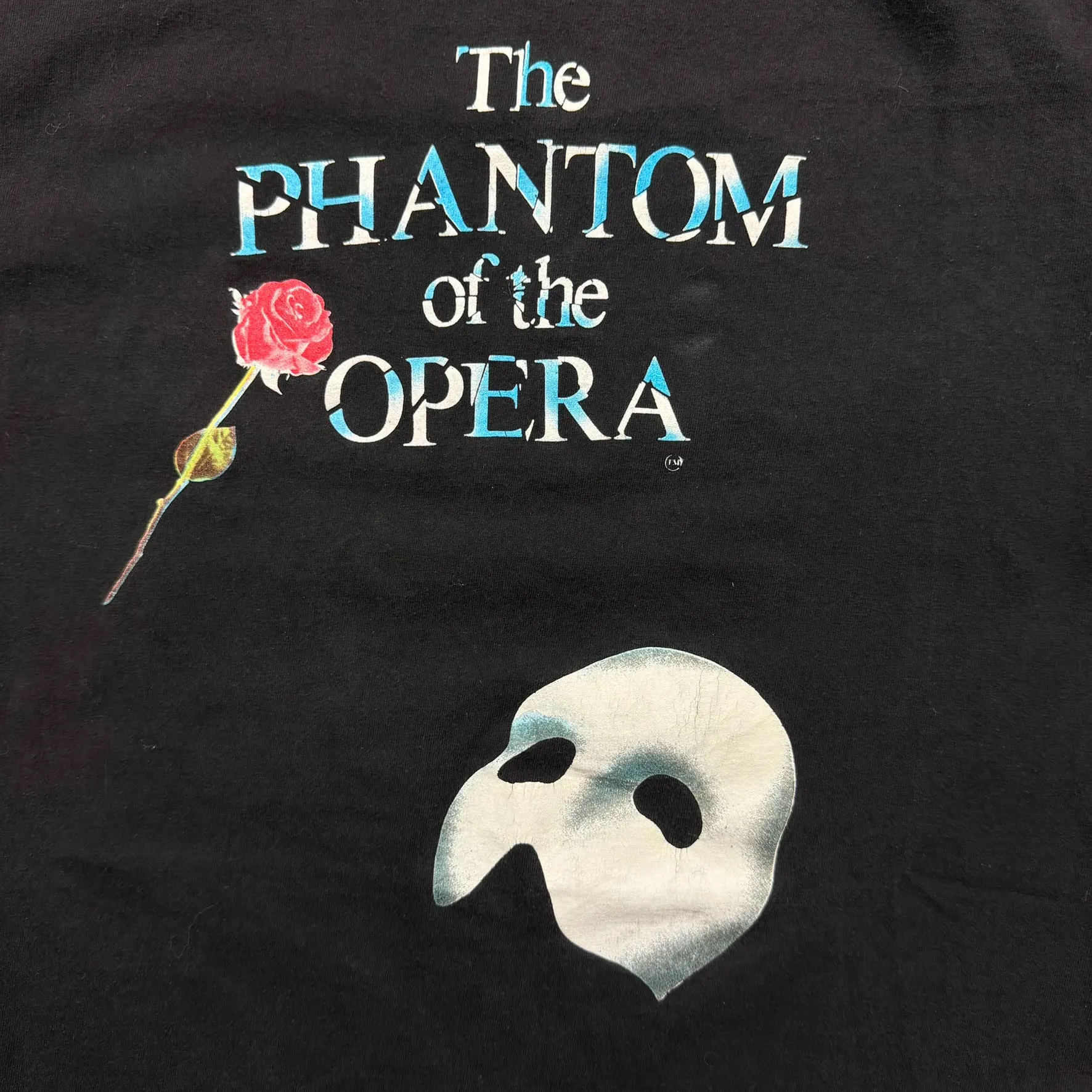 F- Vintage The Phantom Of The Opera Text & Graphic Single Stitch Tee sold by HG Vintage product image thumbnail 2