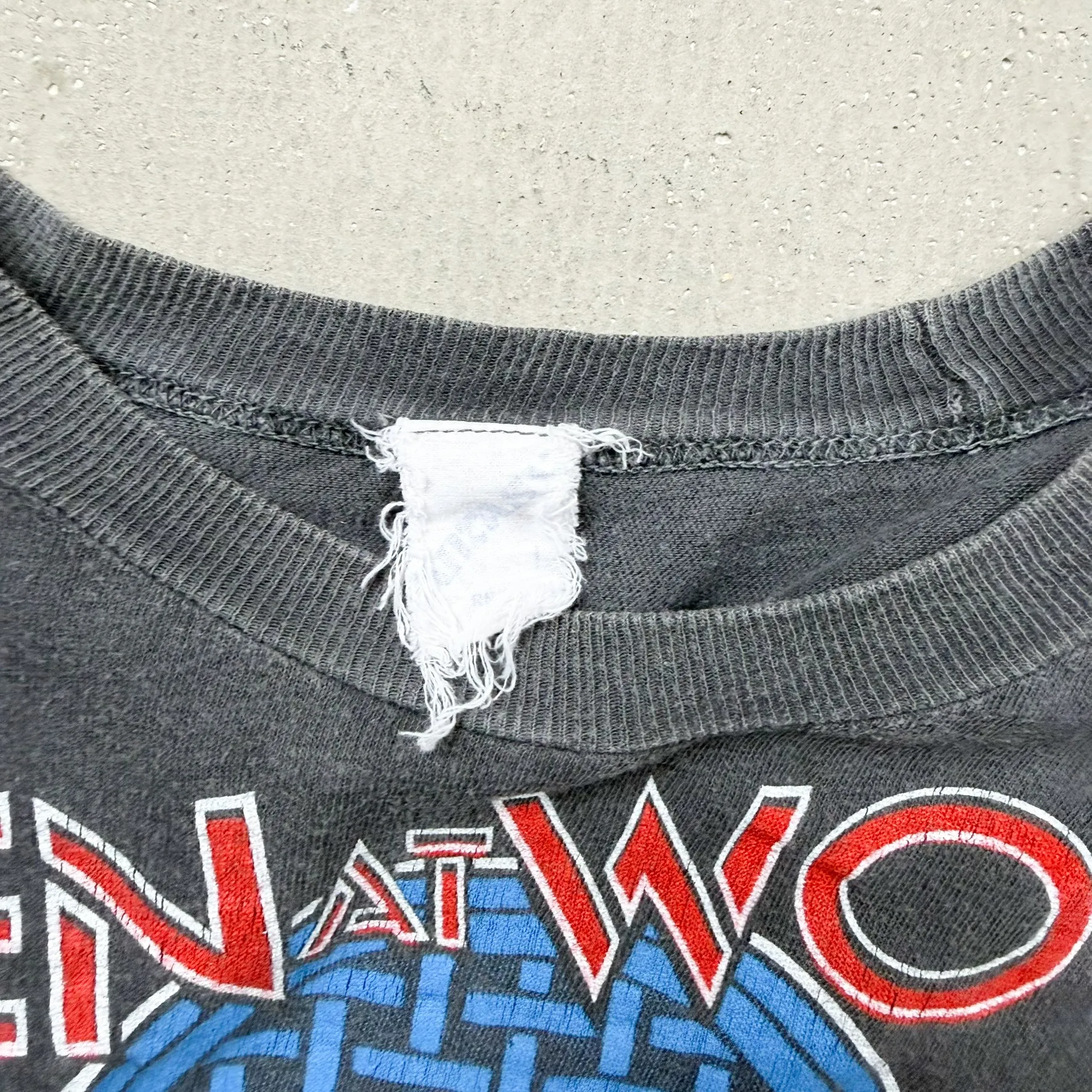 F- Vintage Men At Work Business As Usual Graphic Single Stitch Tee sold by HG Vintage product image thumbnail 4