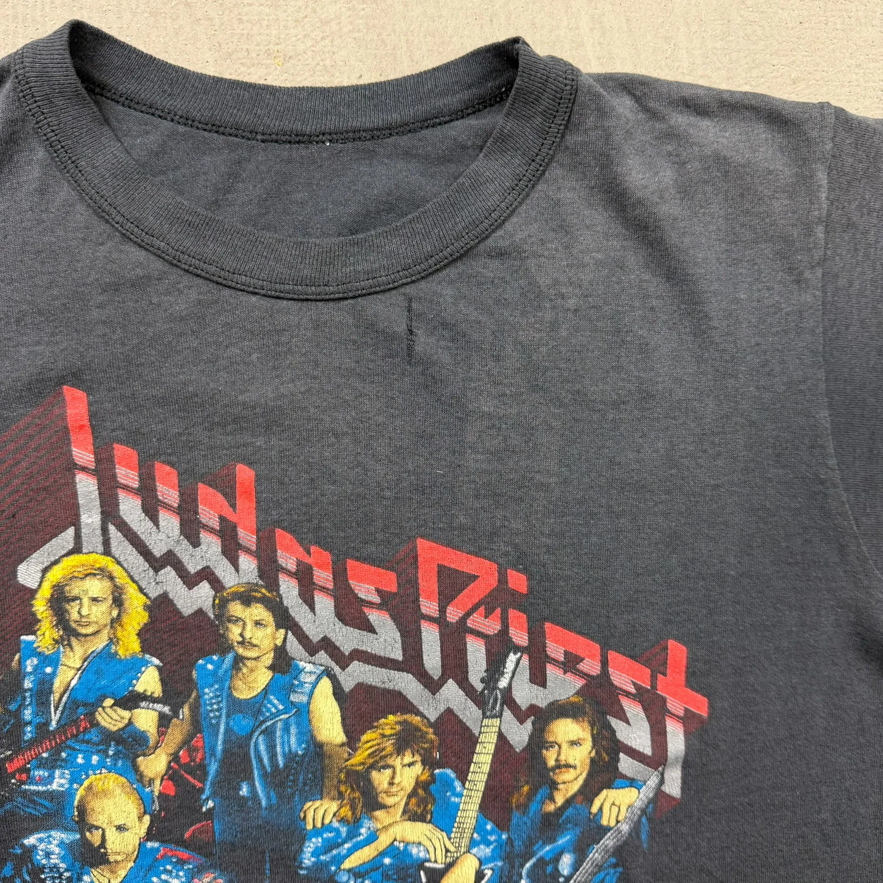 F- Vintage '88 Judas Priest Ram It Down Tour Picture Made In USA Single Stitch Tee sold by HG Vintage product image thumbnail 5