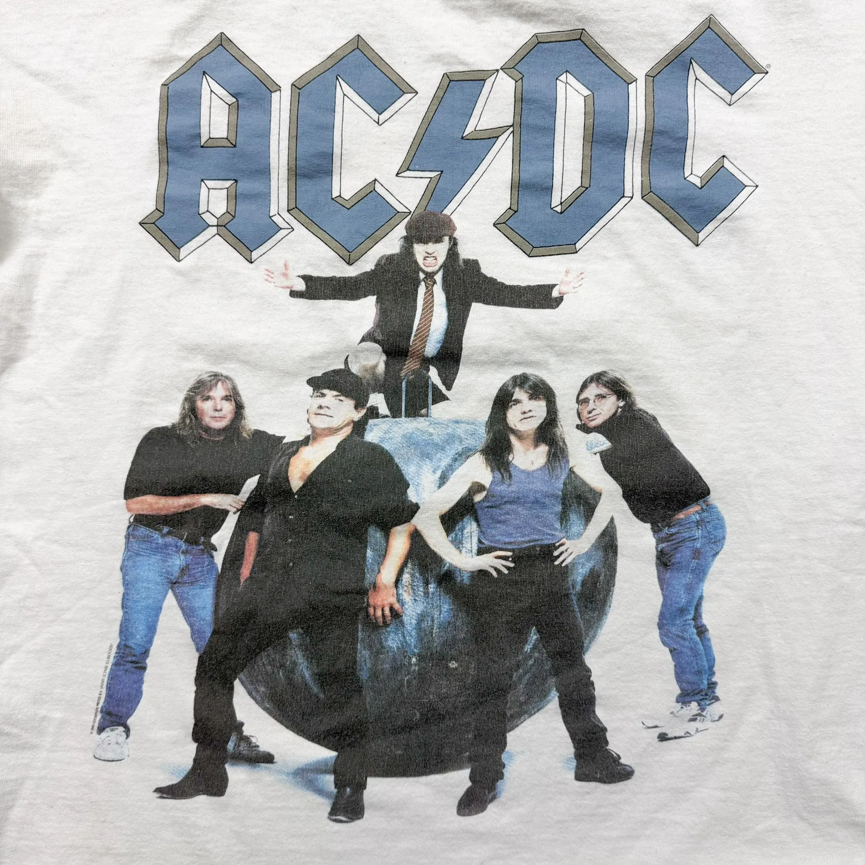 F- Vintage '96 AC/DC World Tour Brockum Tag Made In USA Single Stitch Tee sold by HG Vintage product image thumbnail 2