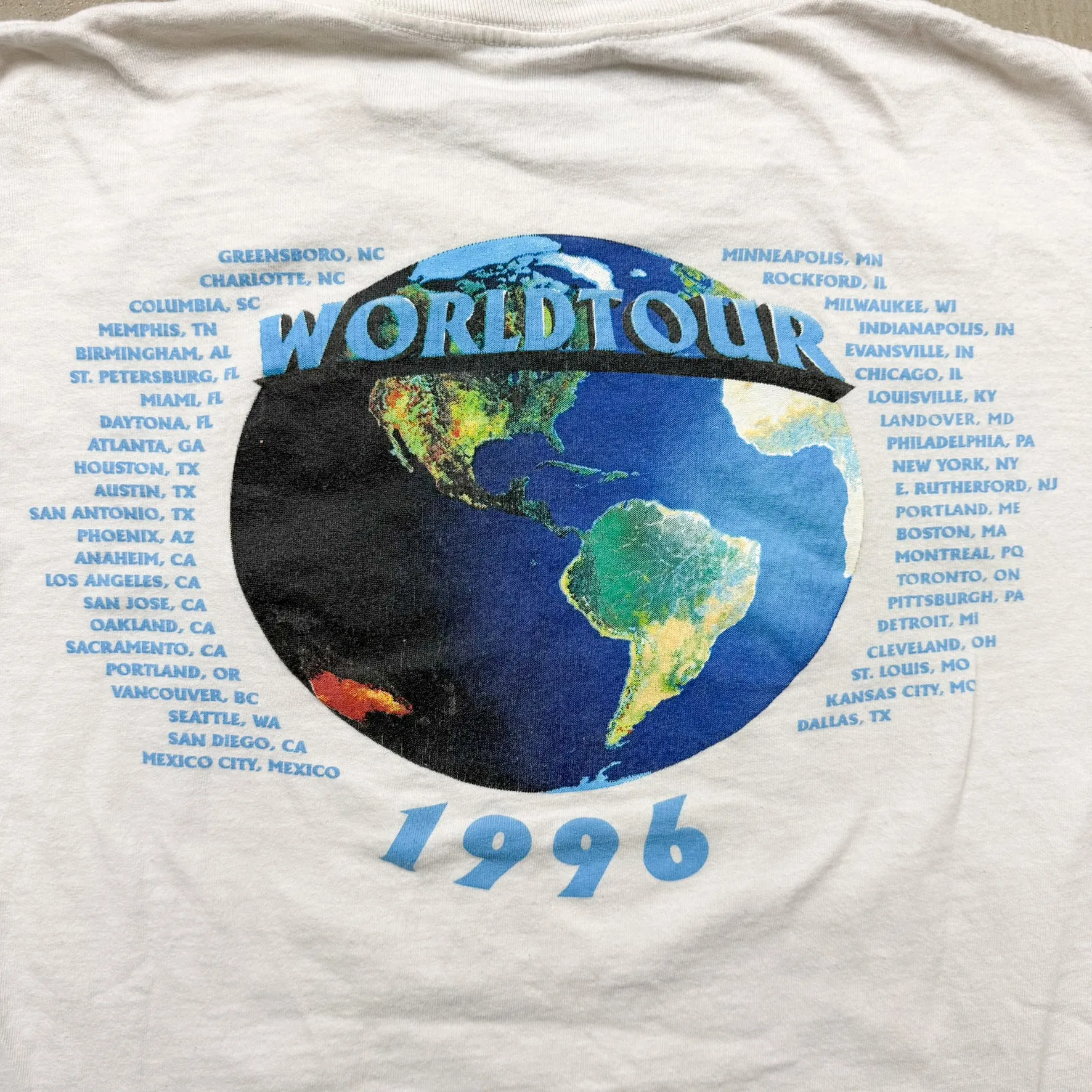 F- Vintage '96 AC/DC World Tour Brockum Tag Made In USA Single Stitch Tee sold by HG Vintage product image thumbnail 4