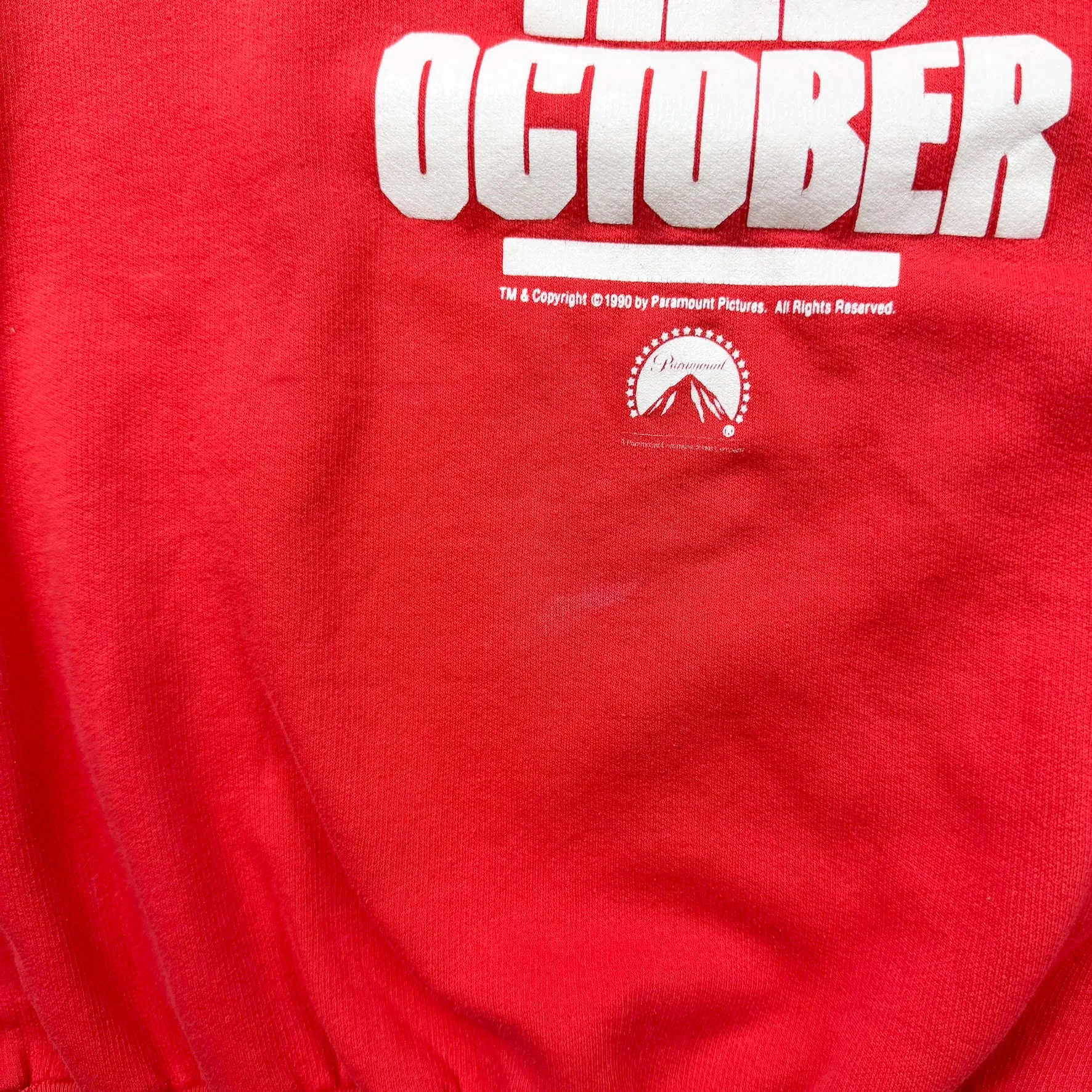 F- Vintage '90 Paramount The Hunt For Red October Promo Crewneck sold by HG Vintage product image thumbnail 4