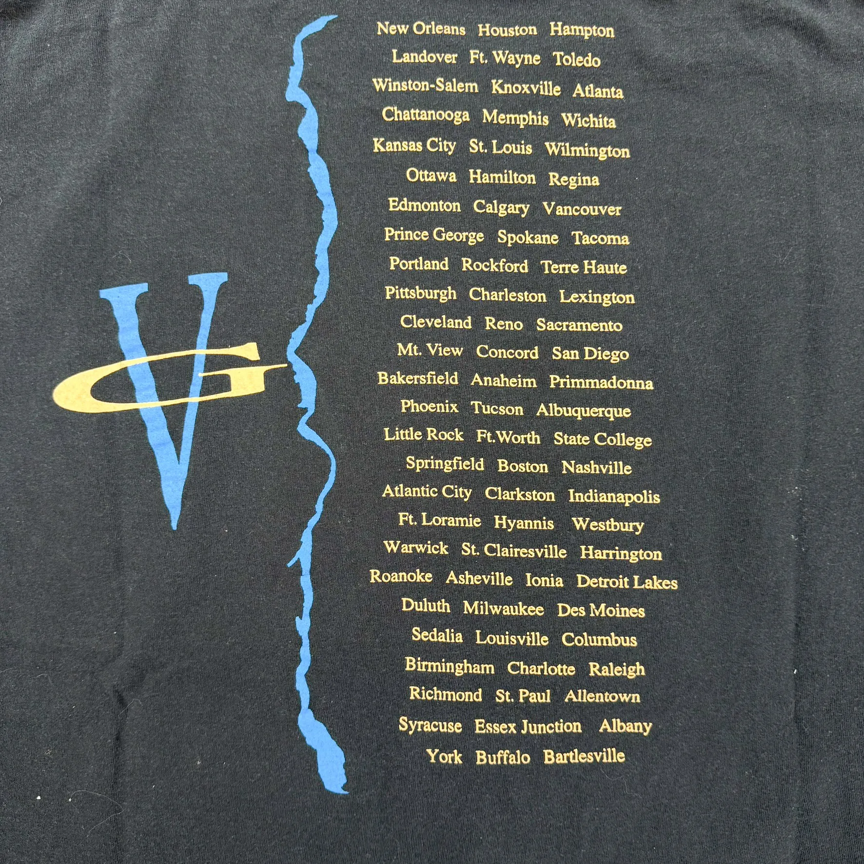 F- Vintage Vince Gill Picture Tour Single Stitch Tee sold by HG Vintage product image thumbnail 4