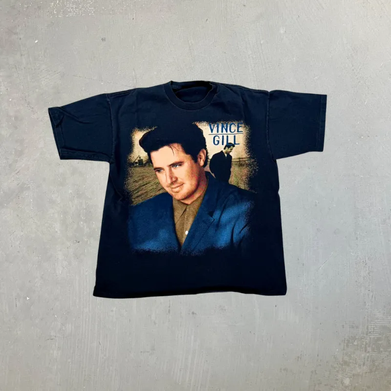 F- Vintage Vince Gill Picture Tour Single Stitch Tee sold by HG Vintage