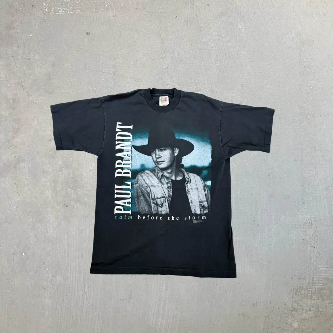 F- Vintage '97 Paul Brandt Picture Tour Made In USA Single Stitch Tee sold by HG Vintage