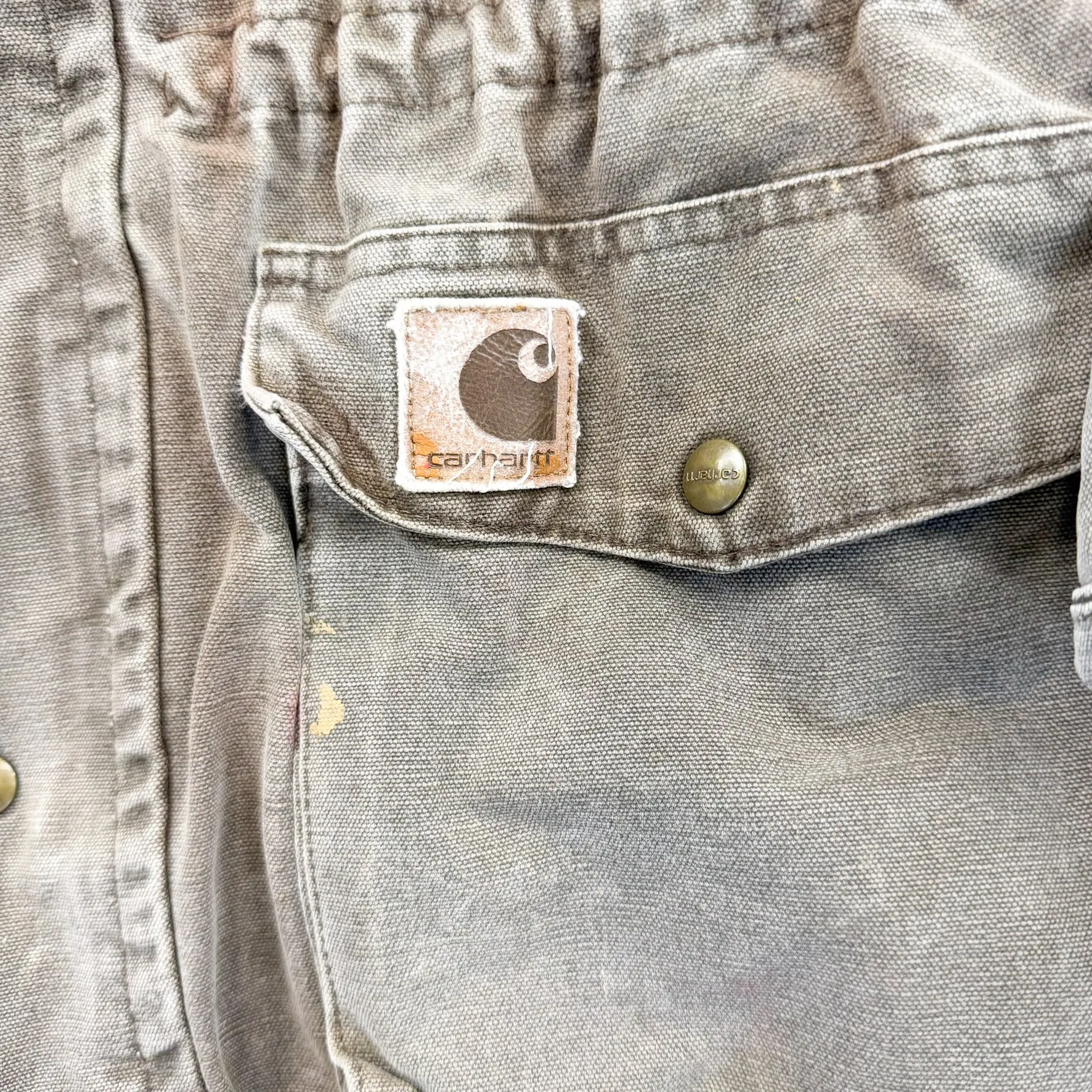 F- Vintage Carhartt Made In USA Blanket Lined Chore Work Jacket sold by HG Vintage product image thumbnail 4