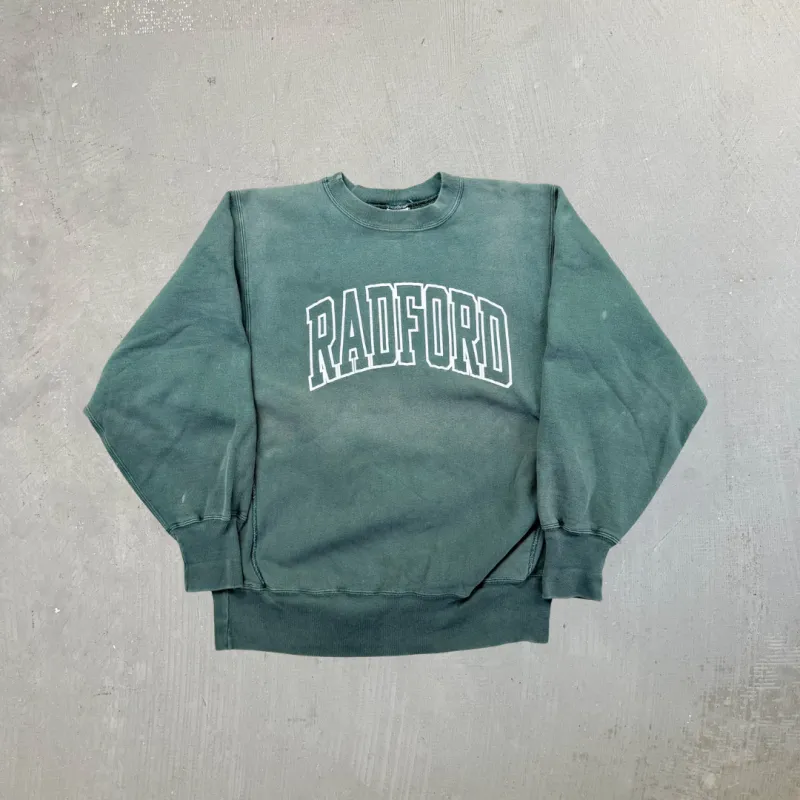 F- Vintage 90s Champion Reverse Weave Radford Text Crewneck sold by HG Vintage