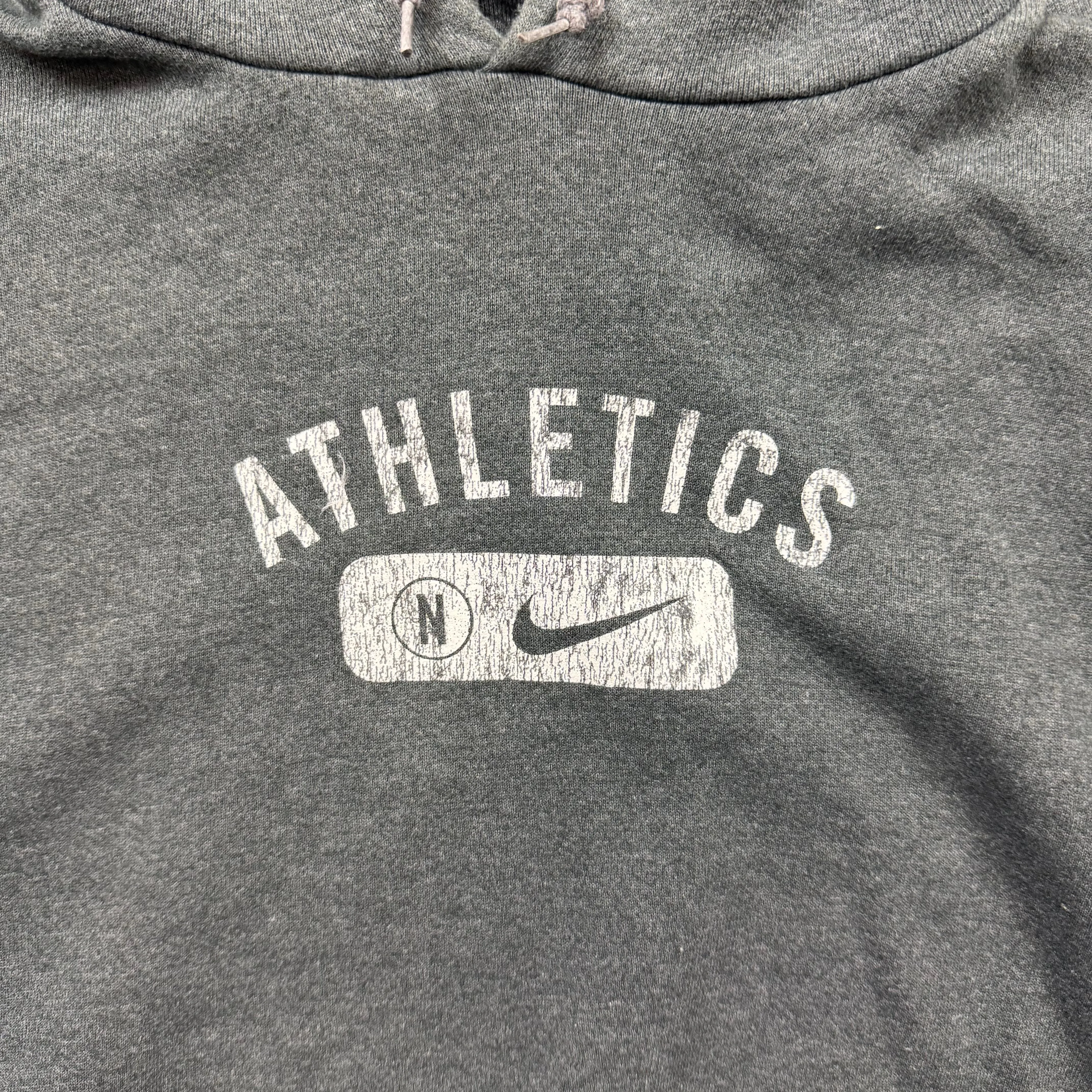F- Vintage 90s Nike Athletic Text Made In USA Hoodie sold by HG Vintage product image thumbnail 2