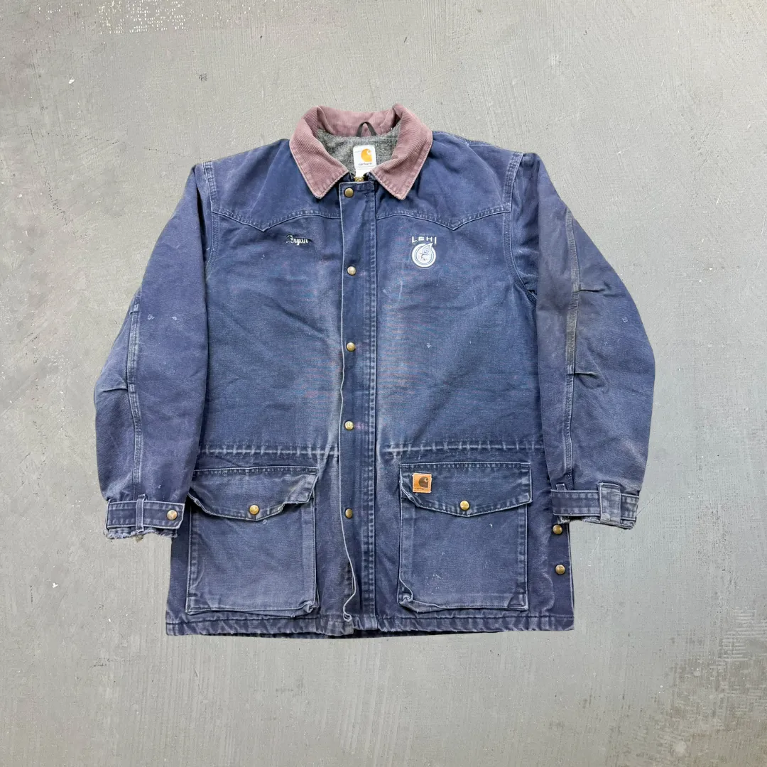 F- Vintage Carhartt Blanket Lined Chore Work Jacket sold by HG Vintage