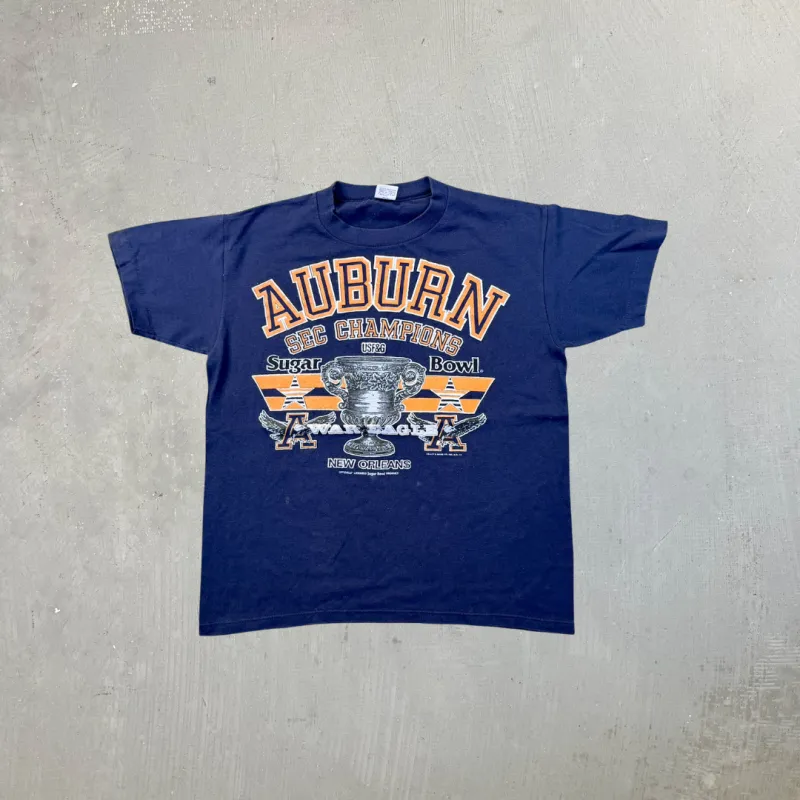 F- Vintage Auburn SEC Champions Made In USA Single Stitch Tee sold by HG Vintage