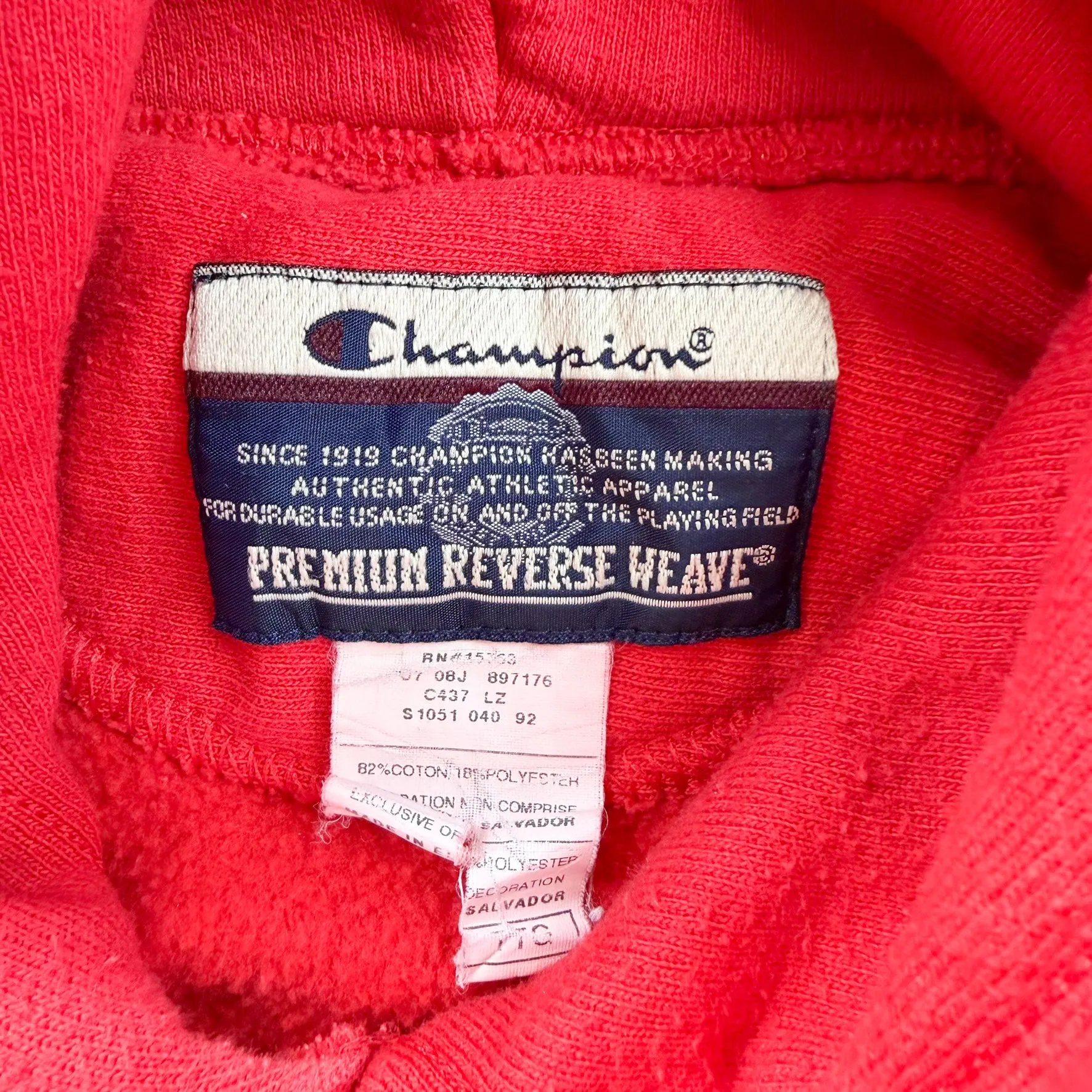 F- Vintage Premium Champion Reverse Weave Hoodie sold by HG Vintage product image thumbnail 5