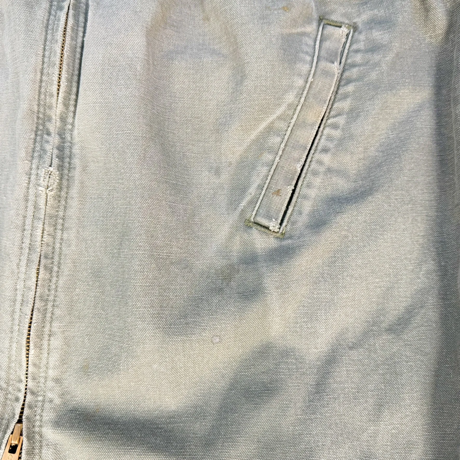 F- Vintage Carhartt Quilt Lined Olive Green Active Hooded Workwear Jacket sold by HG Vintage product image thumbnail 3