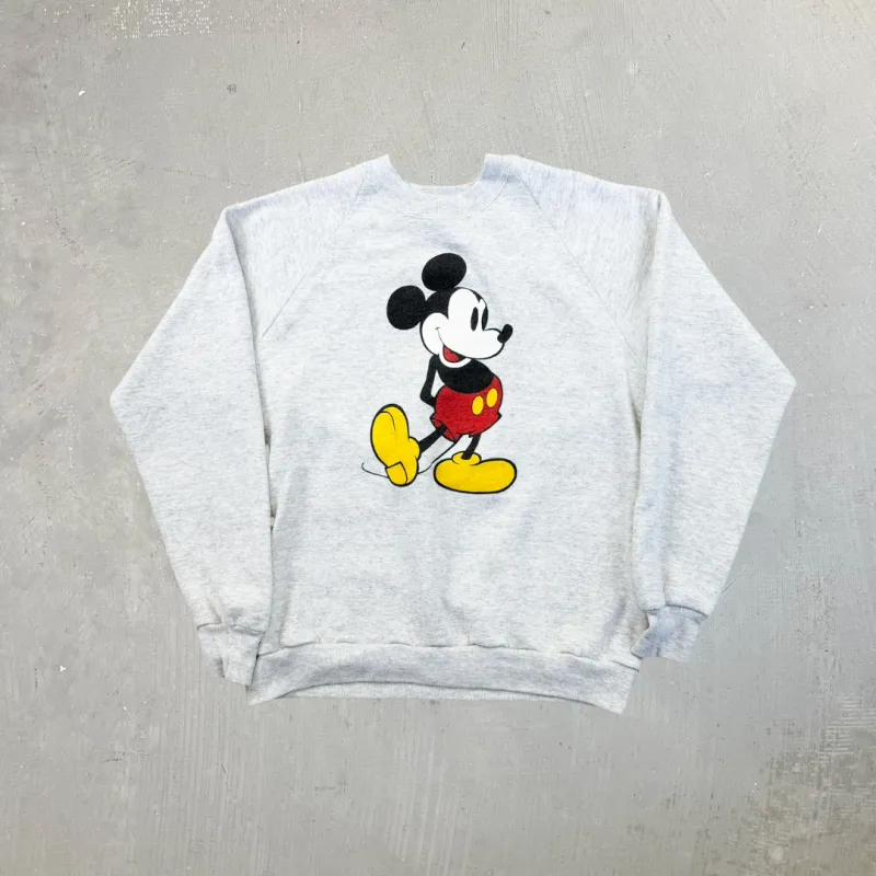 F- Vintage Disney Mickey Mouse Graphic Made In USA Crewneck sold by HG Vintage
