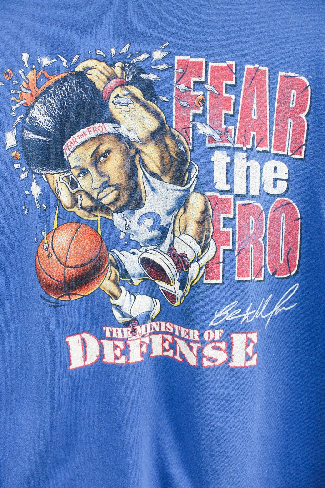 Fear The Fro! Graphic Tee sold by HG Vintage product image thumbnail 2