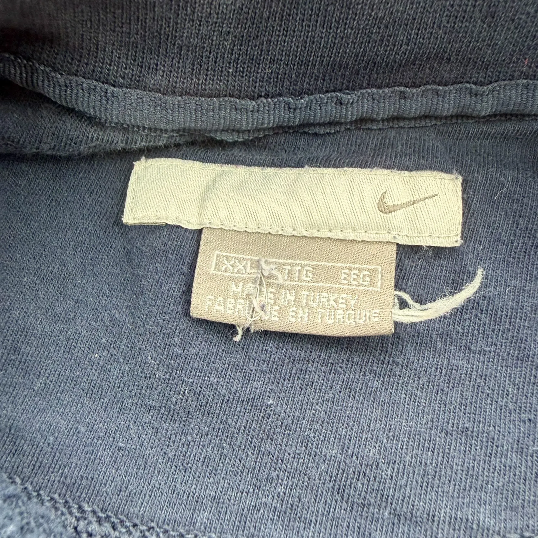 F- Vintage Nike Embroidered Swoosh Chest Navy Crewneck - 2XL sold by HG Vintage product image thumbnail 4