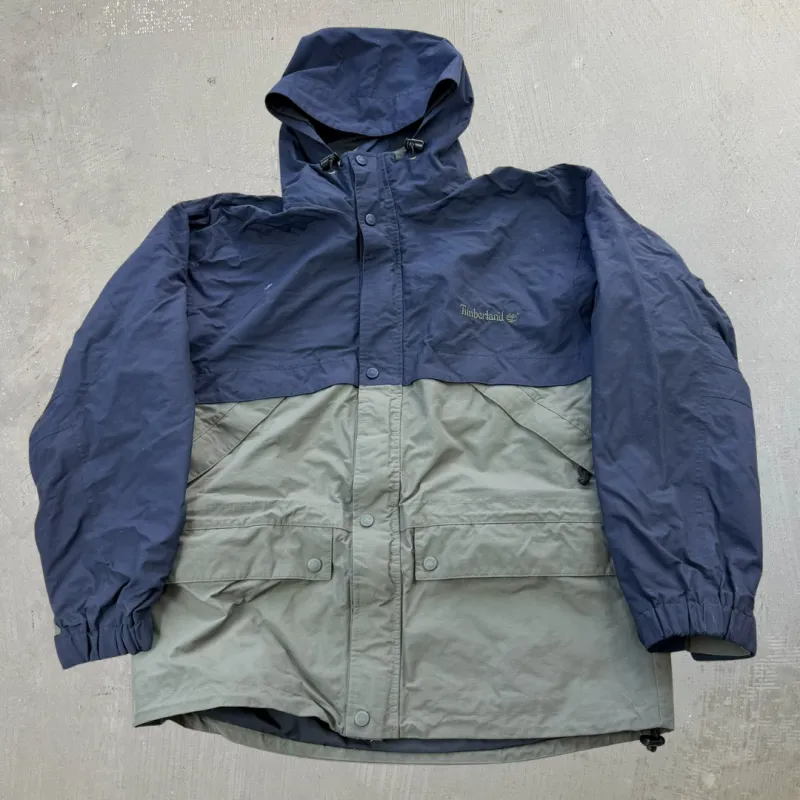 F- Timberland Weather Gear Waterproof Lightweight Jacket - M sold by HG Vintage
