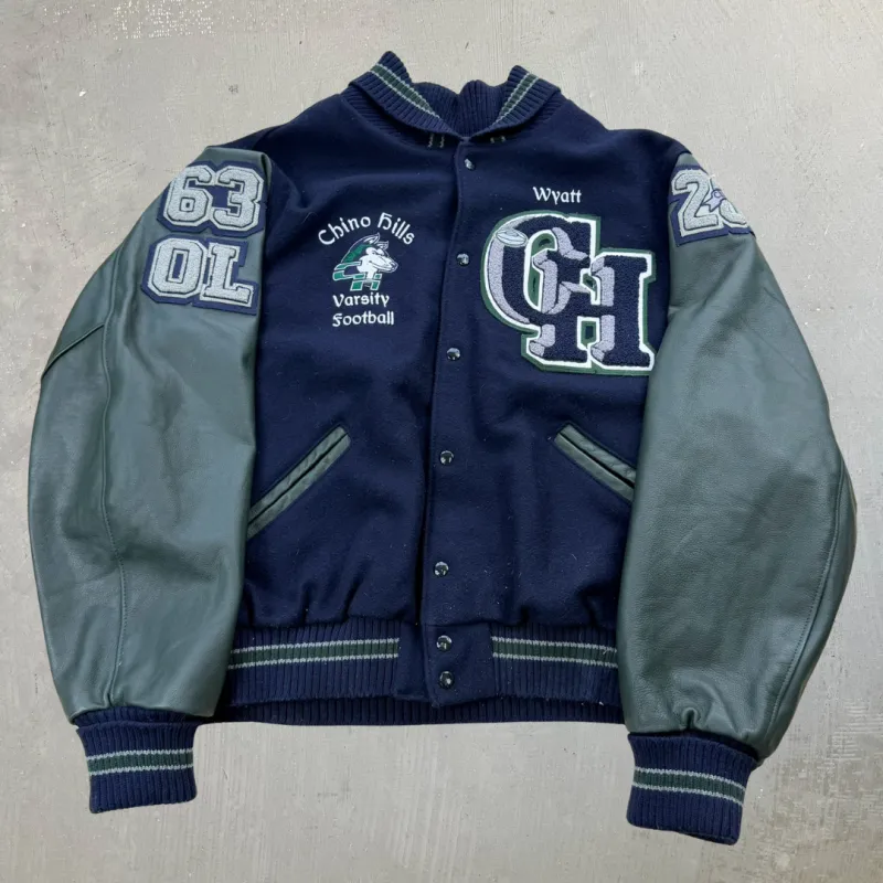 F- '17 Chino Hills Huskies Football Varsity Jacket - XL sold by HG Vintage