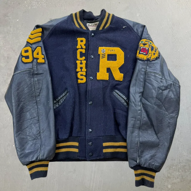 F- Vintage '94 RCHS Football Made In USA Varsity Jacket - L sold by HG Vintage