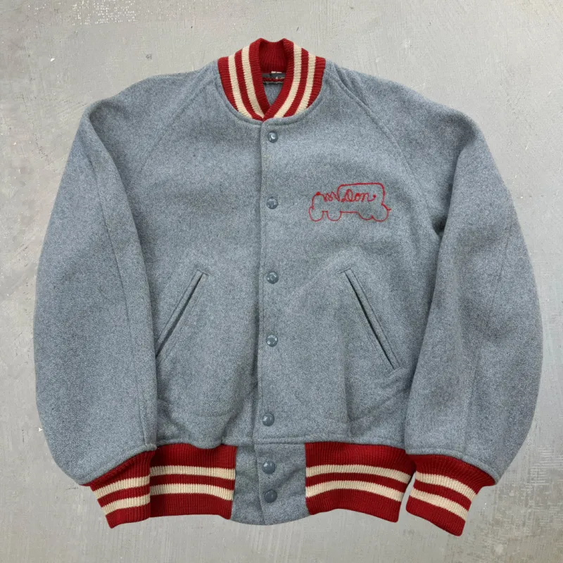 F- Vintage Molson Beer Truck Made In USA Varsity Jacket - M sold by HG Vintage