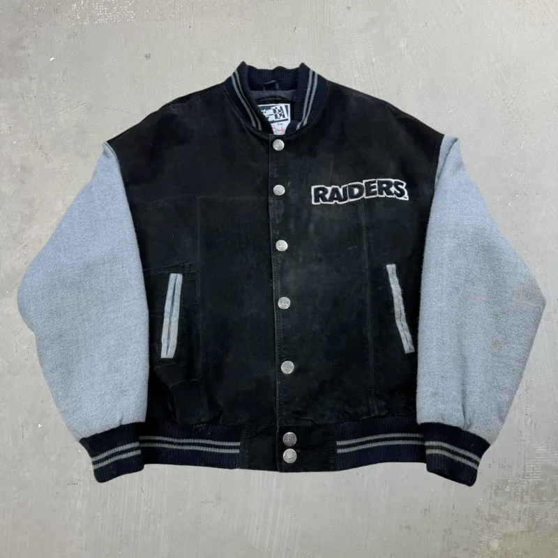 F- Vintage Oakland Raiders NFL Varsity Jacket - L sold by HG Vintage