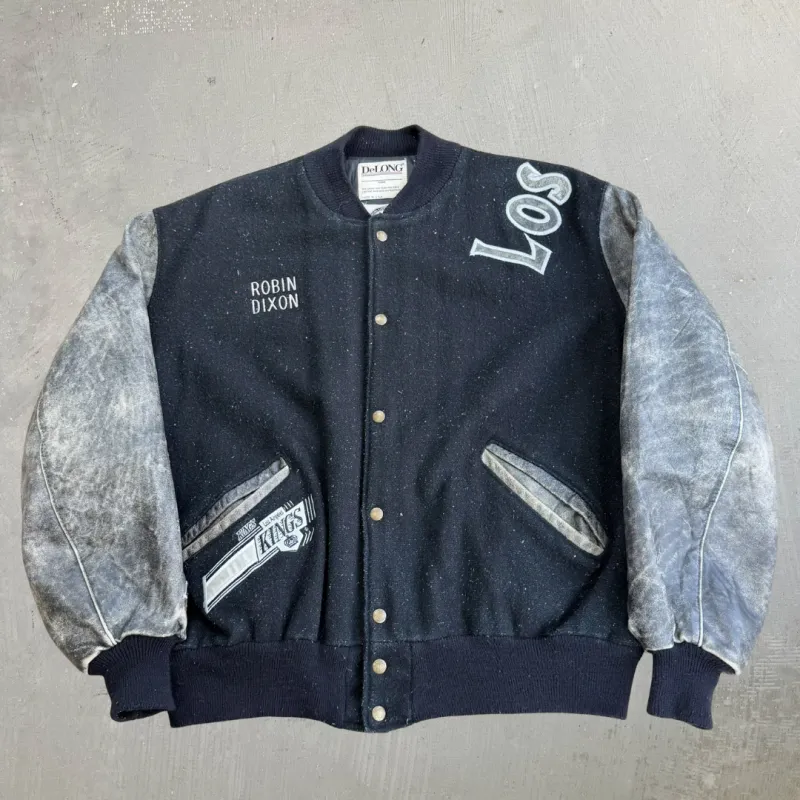 F- Vintage Los Angeles Kings NHL Made In USA Varsity Jacket - XL sold by HG Vintage