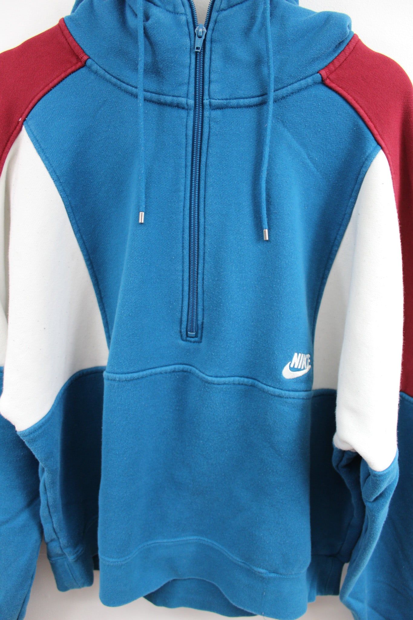 Nike Color Block Half Zip Hoodie sold by HG Vintage product image thumbnail 2