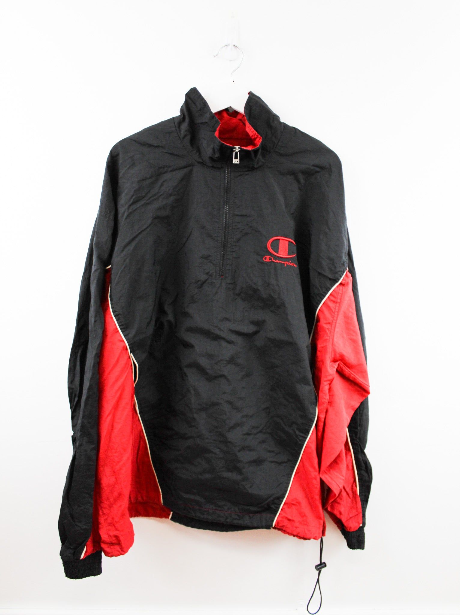 90's Vintage Champion Quarter Zip Windbreaker sold by HG Vintage