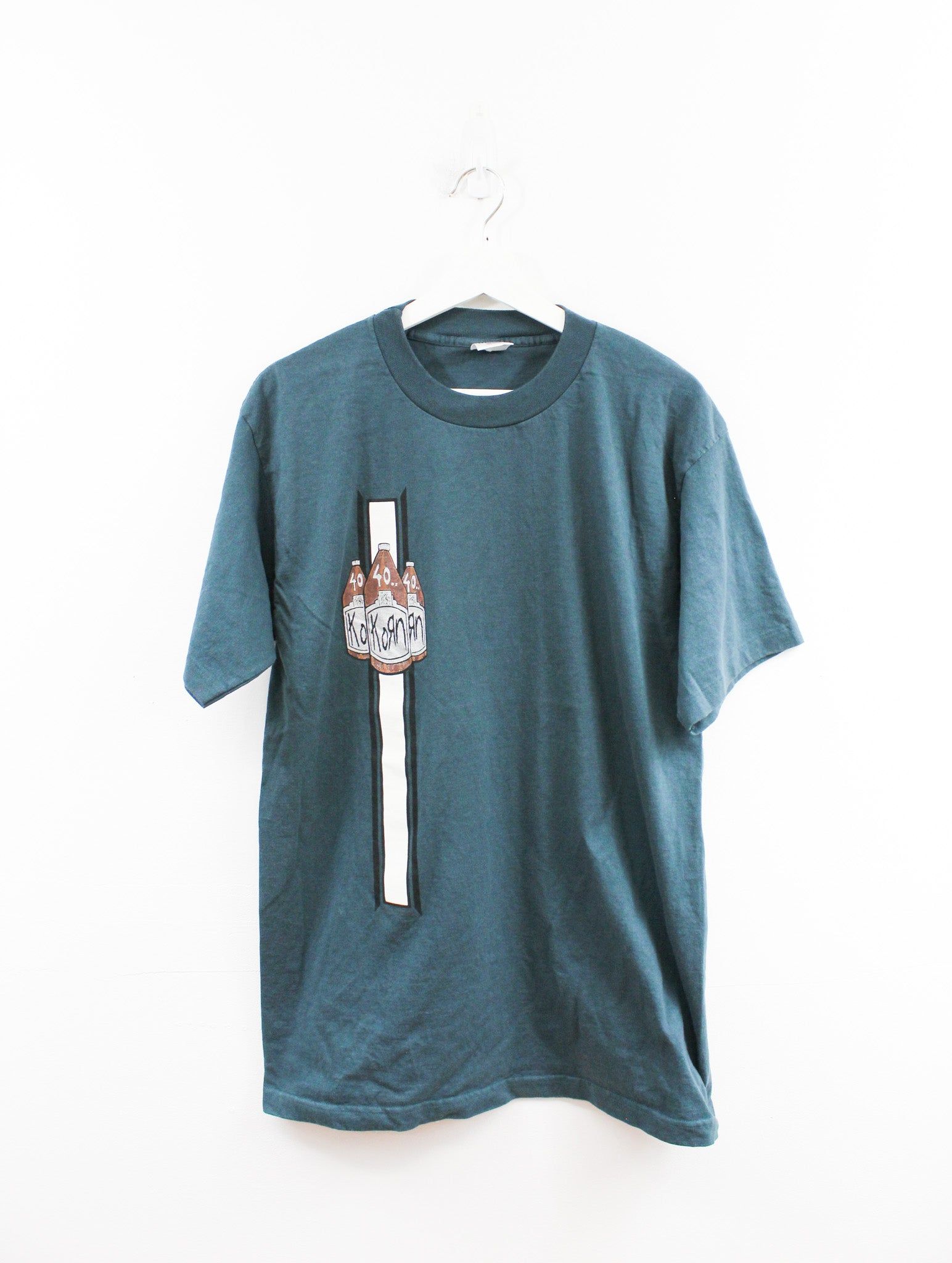 Vintage 90s KoRn 40oz Beer Single Stitch Tee sold by HG Vintage