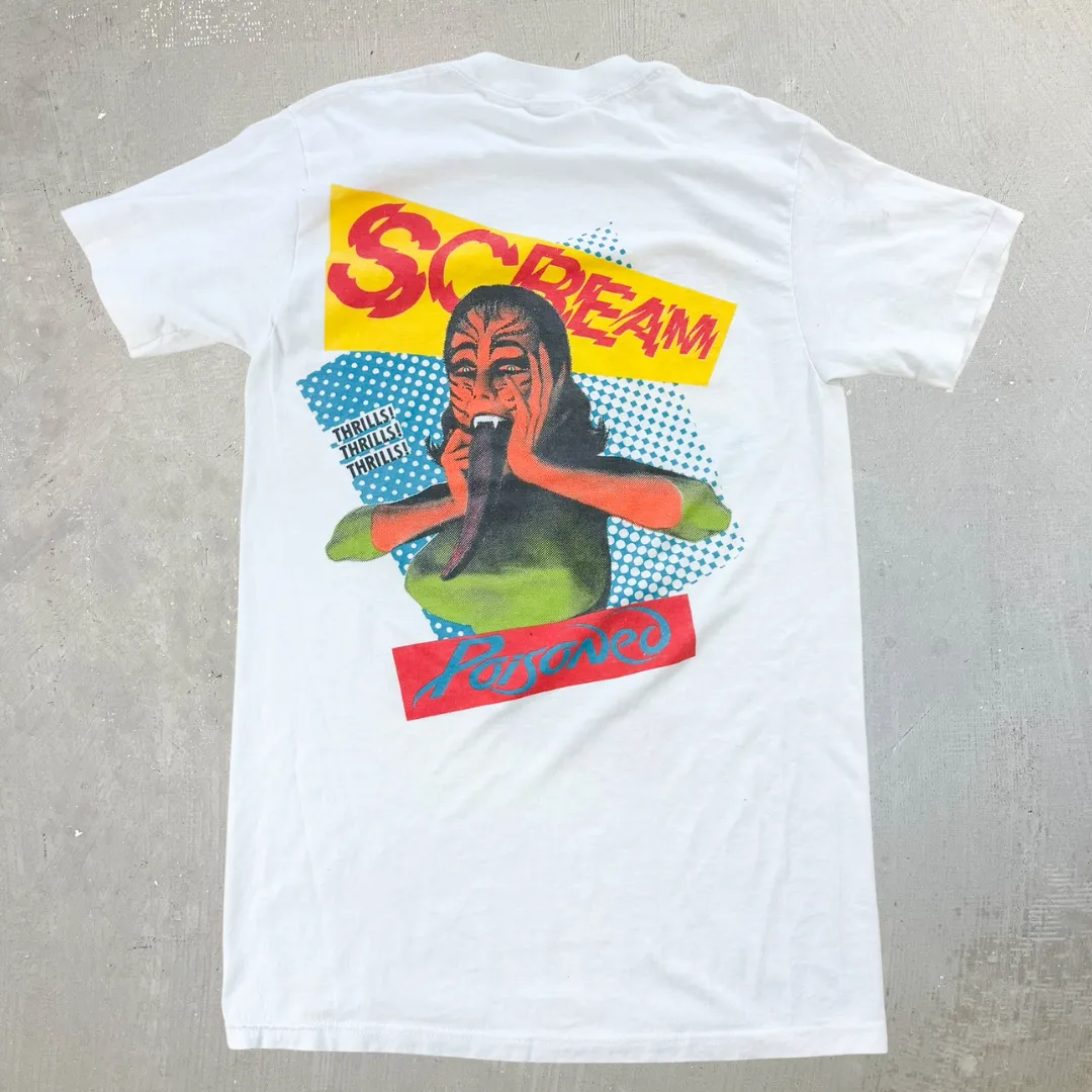 J- Vintage '89 Poison Scream Graphic Single Stitch Made In USA Tee - M sold by HG Vintage product image thumbnail 3