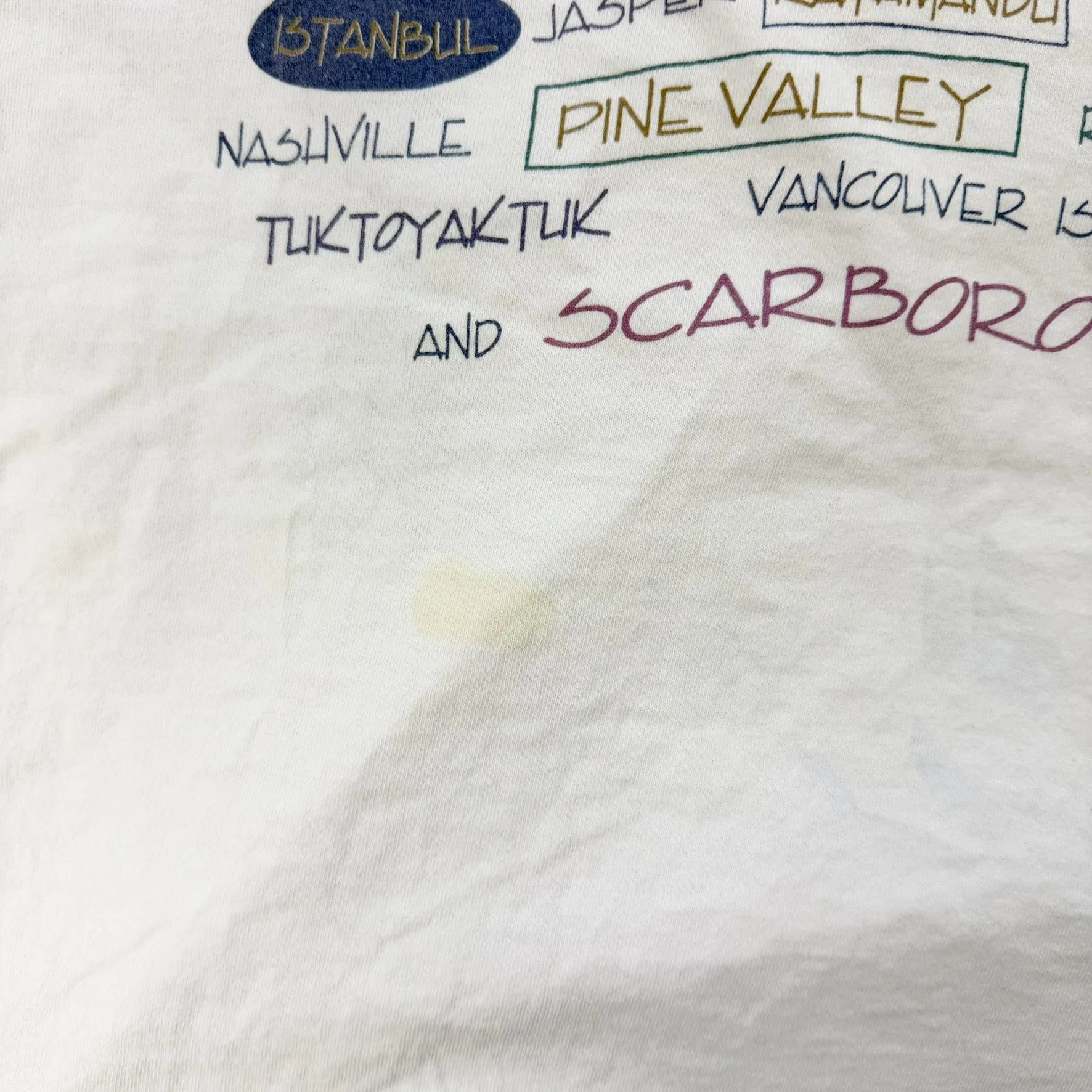 J- Vintage Lawrence Gowan Earth Tour Single Stitch Tee - XL sold by HG Vintage product image thumbnail 5