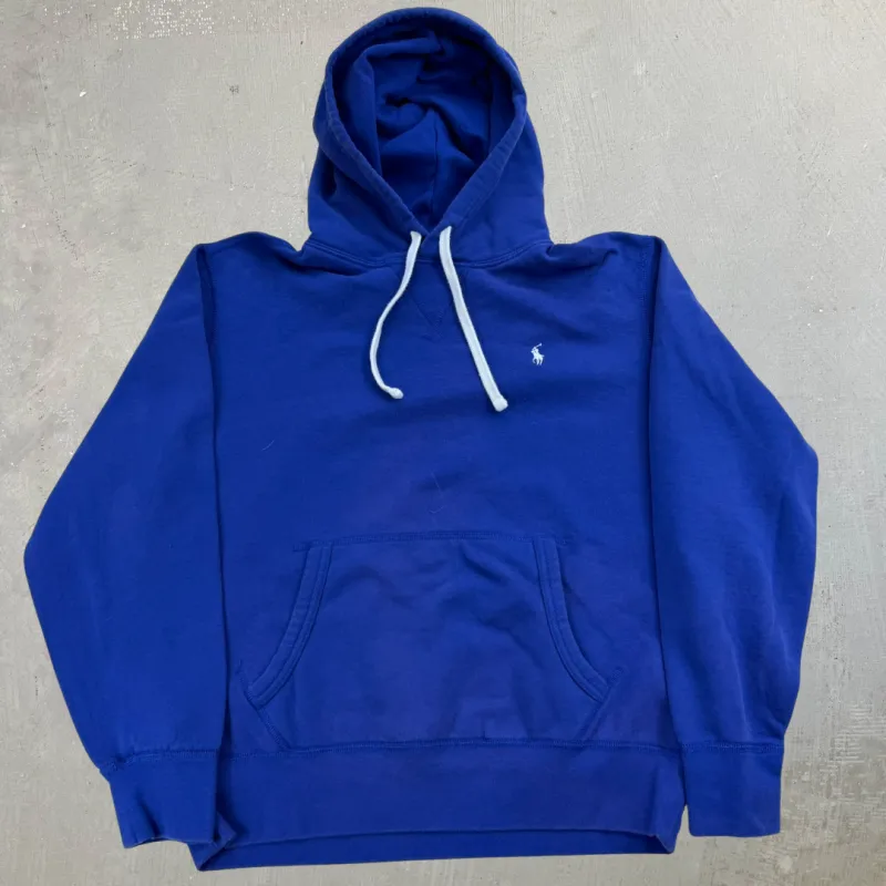 J- Vintage Polo Ralph Lauren Blue Hoodie - L made by HG Vintage