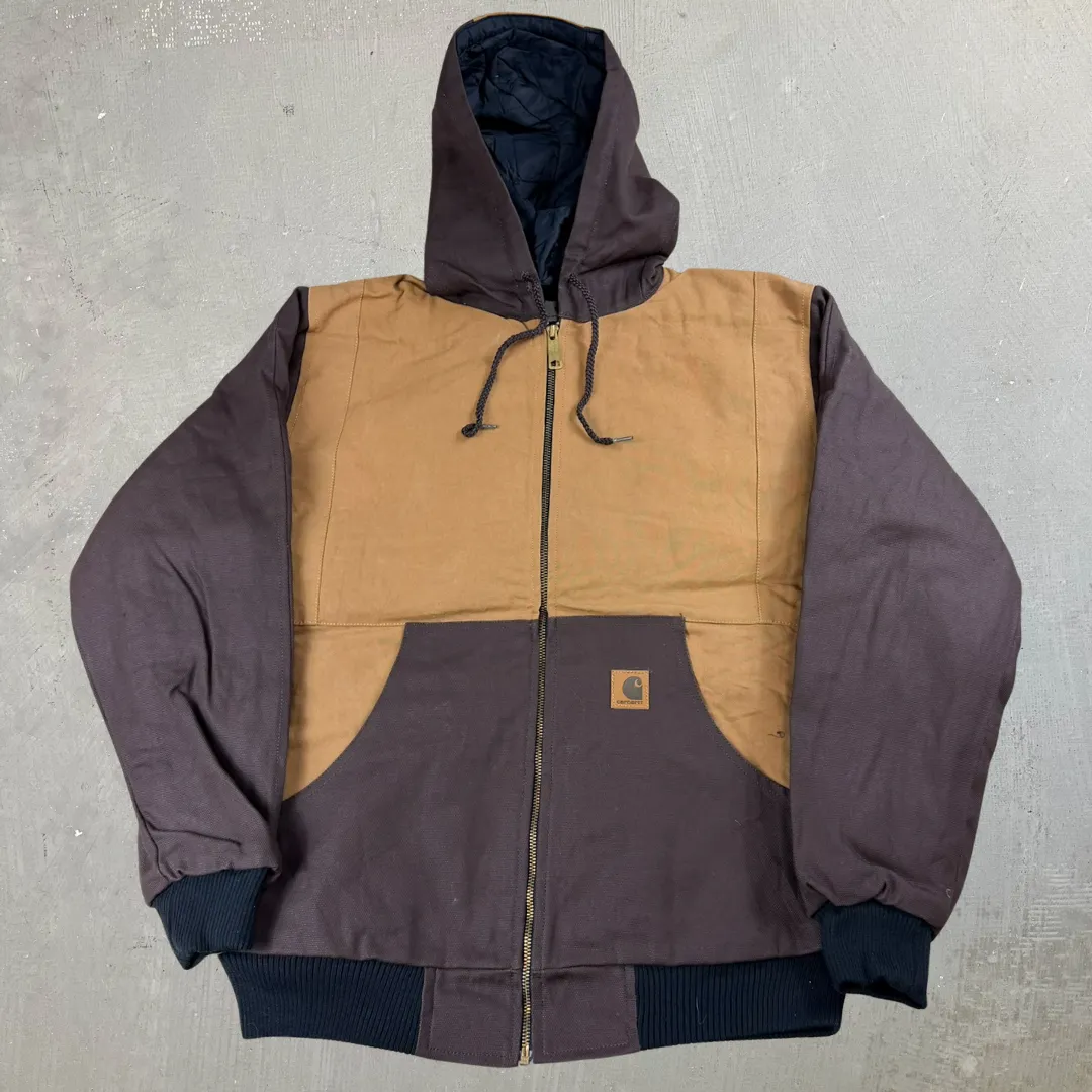 J- NHL Teams Reworked Back Carhartt Hooded Jacket - M sold by HG Vintage