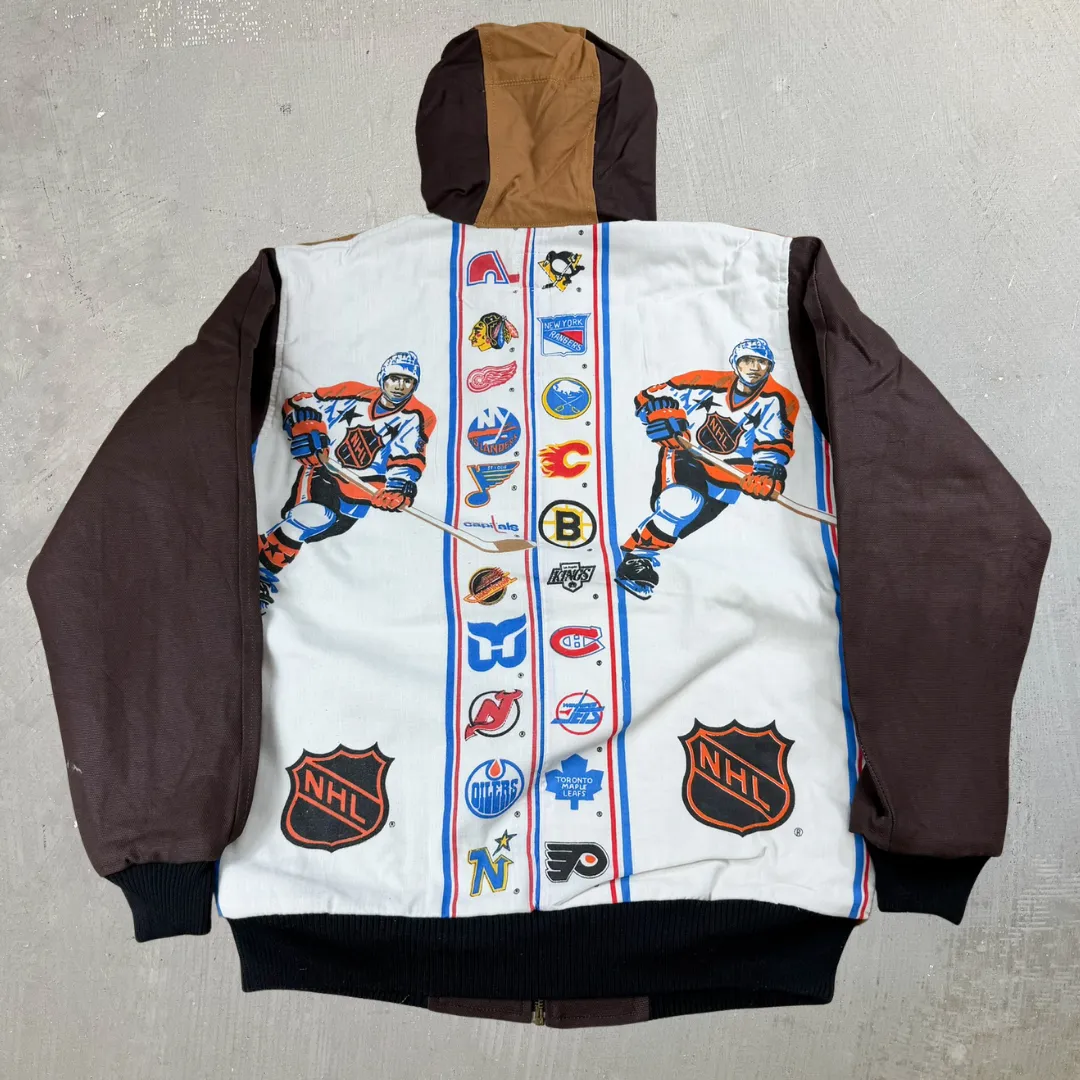 J- NHL Teams Reworked Back Carhartt Hooded Jacket - M sold by HG Vintage product image thumbnail 3