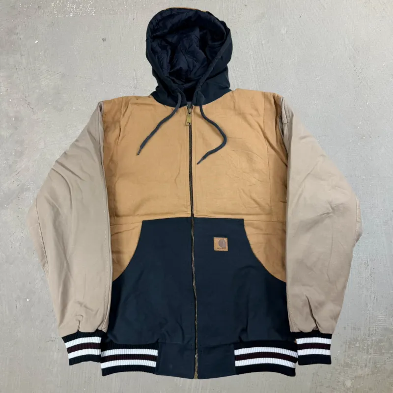 J- NHL Teams Reworked Back Carhartt Hooded Jacket - M sold by HG Vintage