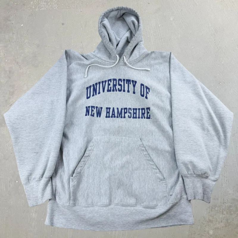 J- University Of New Hampshire Text Hoodie - L sold by HG Vintage