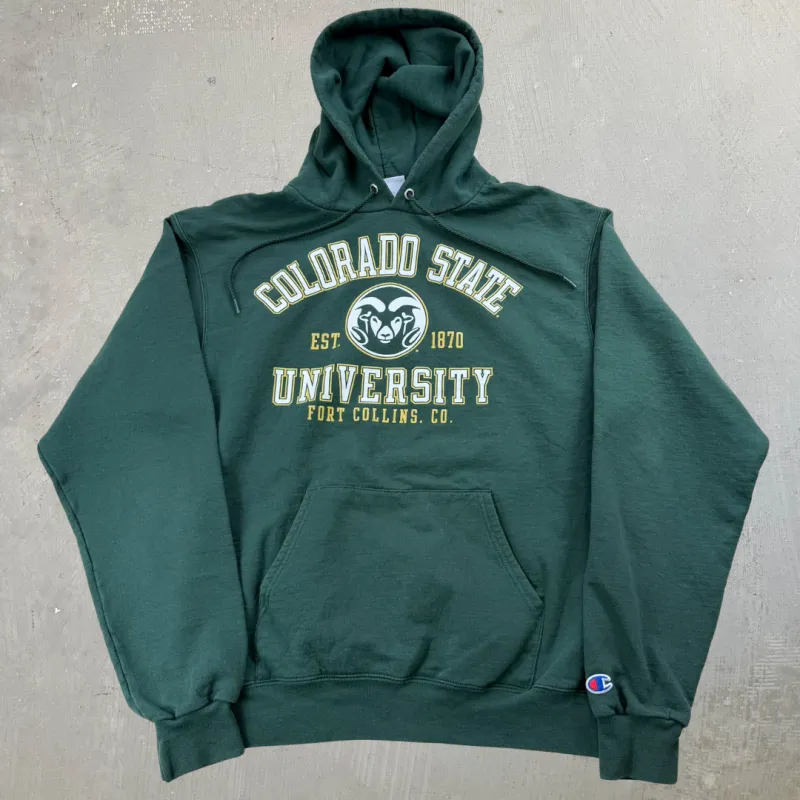 J- Colorado State University Text Champion Hoodie - M sold by HG Vintage